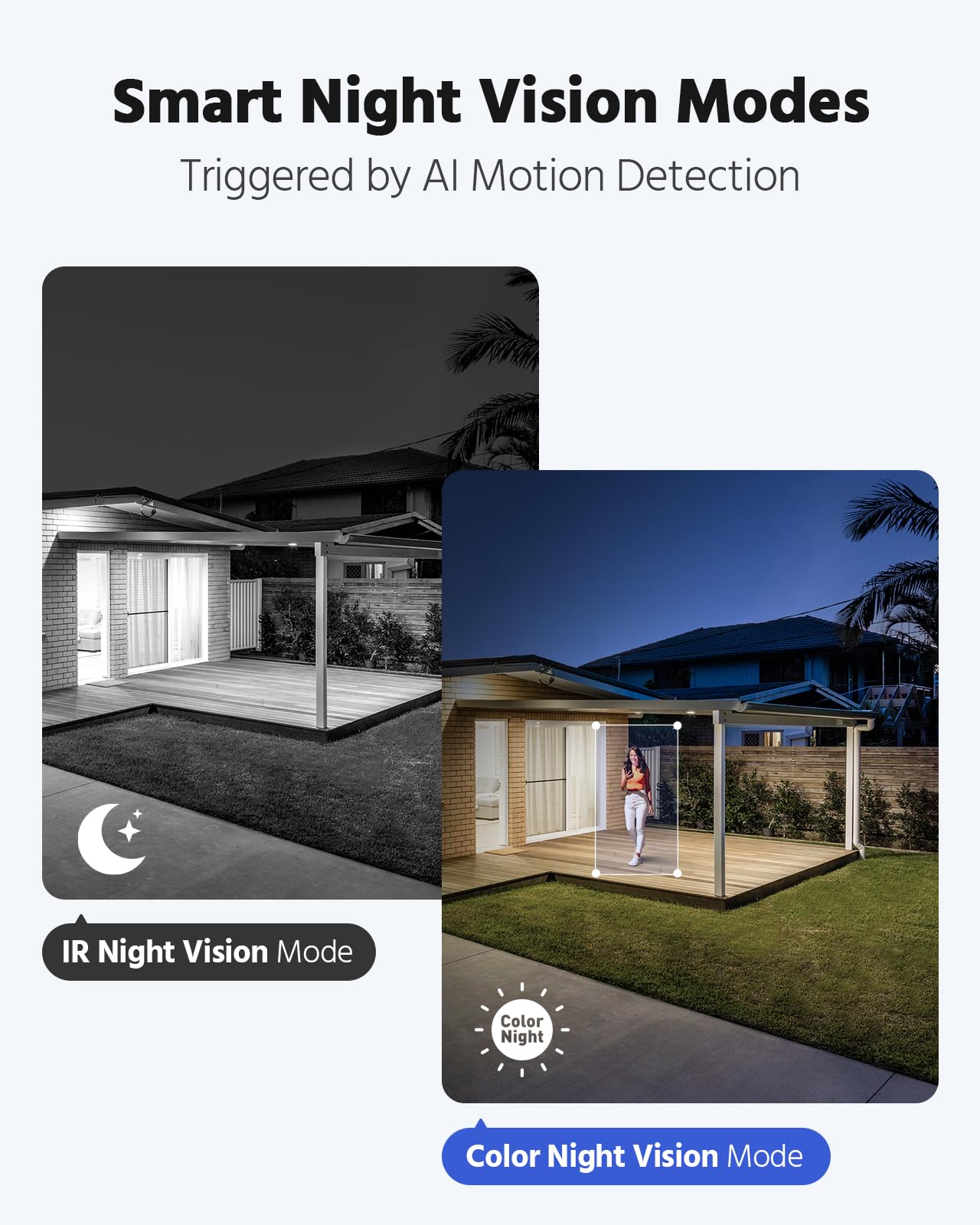 ANNKE 2MP Two-Way Audio Security Camera System, 8CH 3K Lite DVR, 8pcs 1080P CCTV White Wired Cams with Smart Color Night Vision, AI Motion Detection, 2TB HDD for Outdoor Home Surveillance