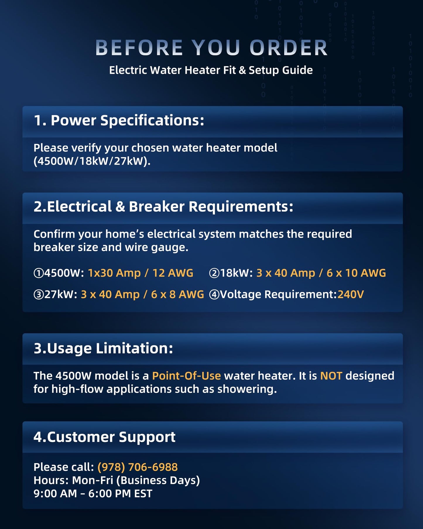 18kW Electric Tankless Water Heater, APUS 240V Instant On-Demand Hot Water Heater, Up to 4.4 GPM with LED Display, Energy-Saving Whole House Water Heating System, Space-Saving Design,Gray