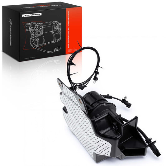 A-Premium Air Suspension Compressor Compatible with Buick Lucerne & Cadillac DTS 2006-2011, with Bracket, Replace# 15811960, 25750087