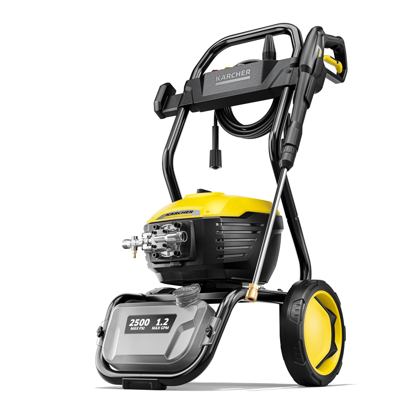 Kärcher K 2500 E Electric Pressure Washer 2500 PSI High-Performance Cleaning for Driveways, Siding, and Decks, Induction Motor