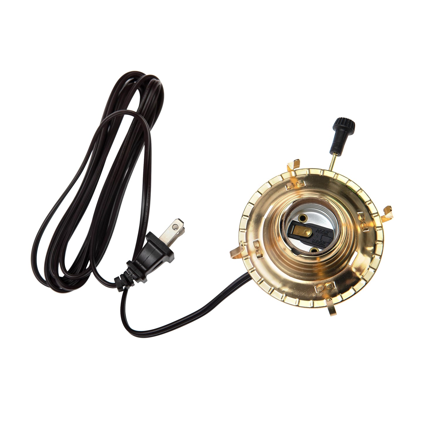 Creative Hobbies Electric Oil Lamp Burner DIY Conversion Kit M999E, Pre-Wired, Gold