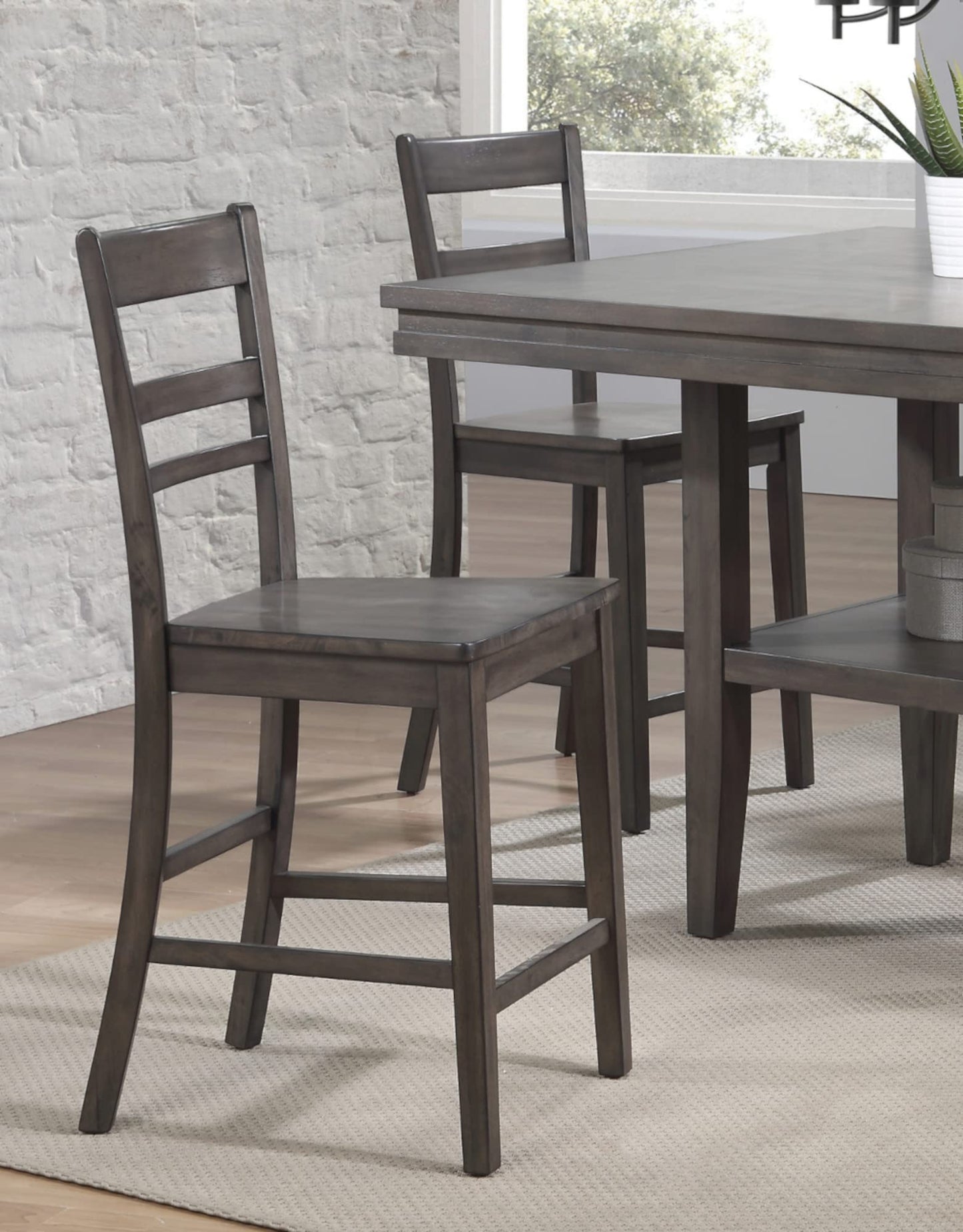 Sunset Trading Shades of Gray Barstool, Weathered Grey