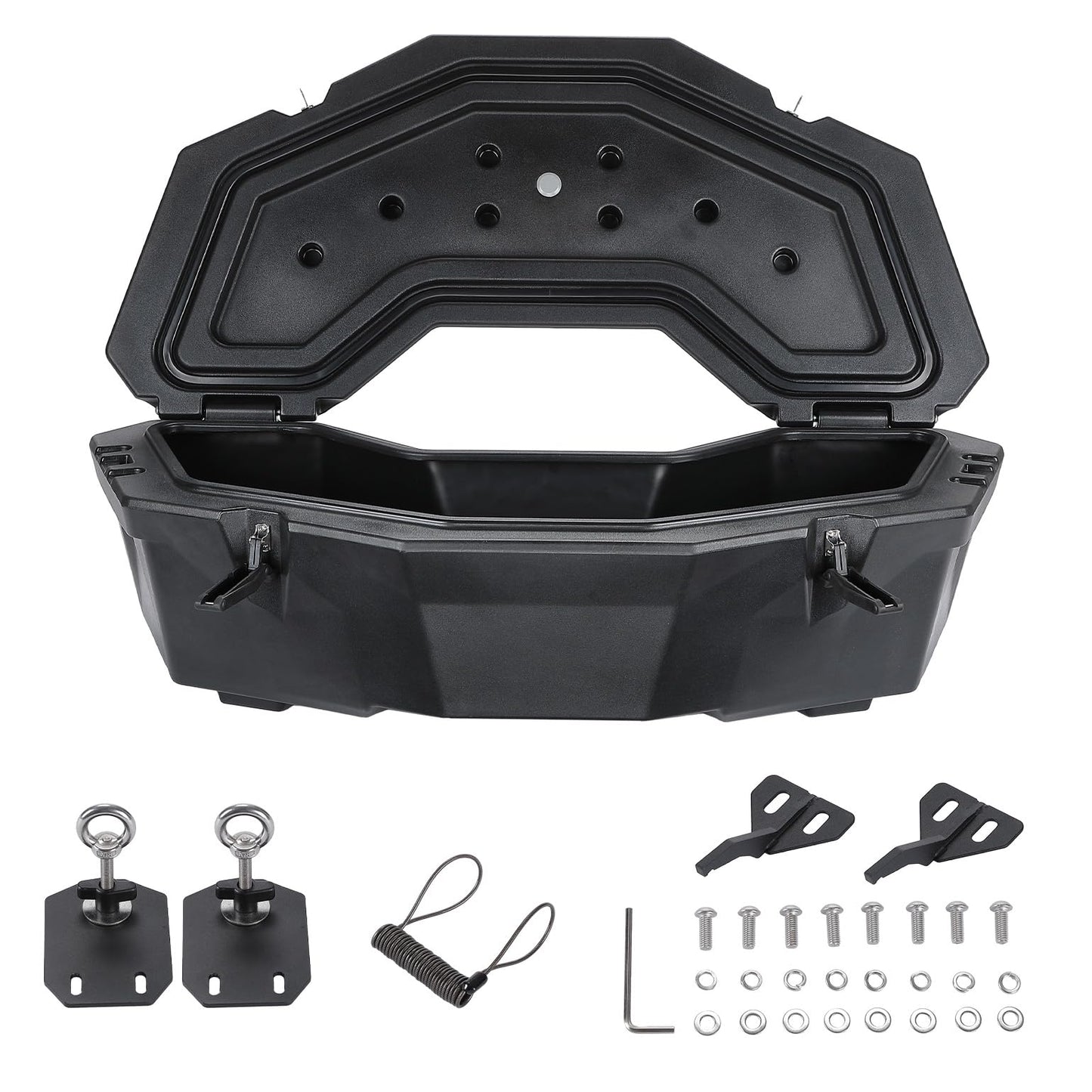 KEMIMOTO X3 Cargo Box, Rear Storage Box Trunk Rack Storage Compatible with Can-Am Maverick X3 Outlander(Except 6x6) Renegade, UTV Accessories, Replace 715004778