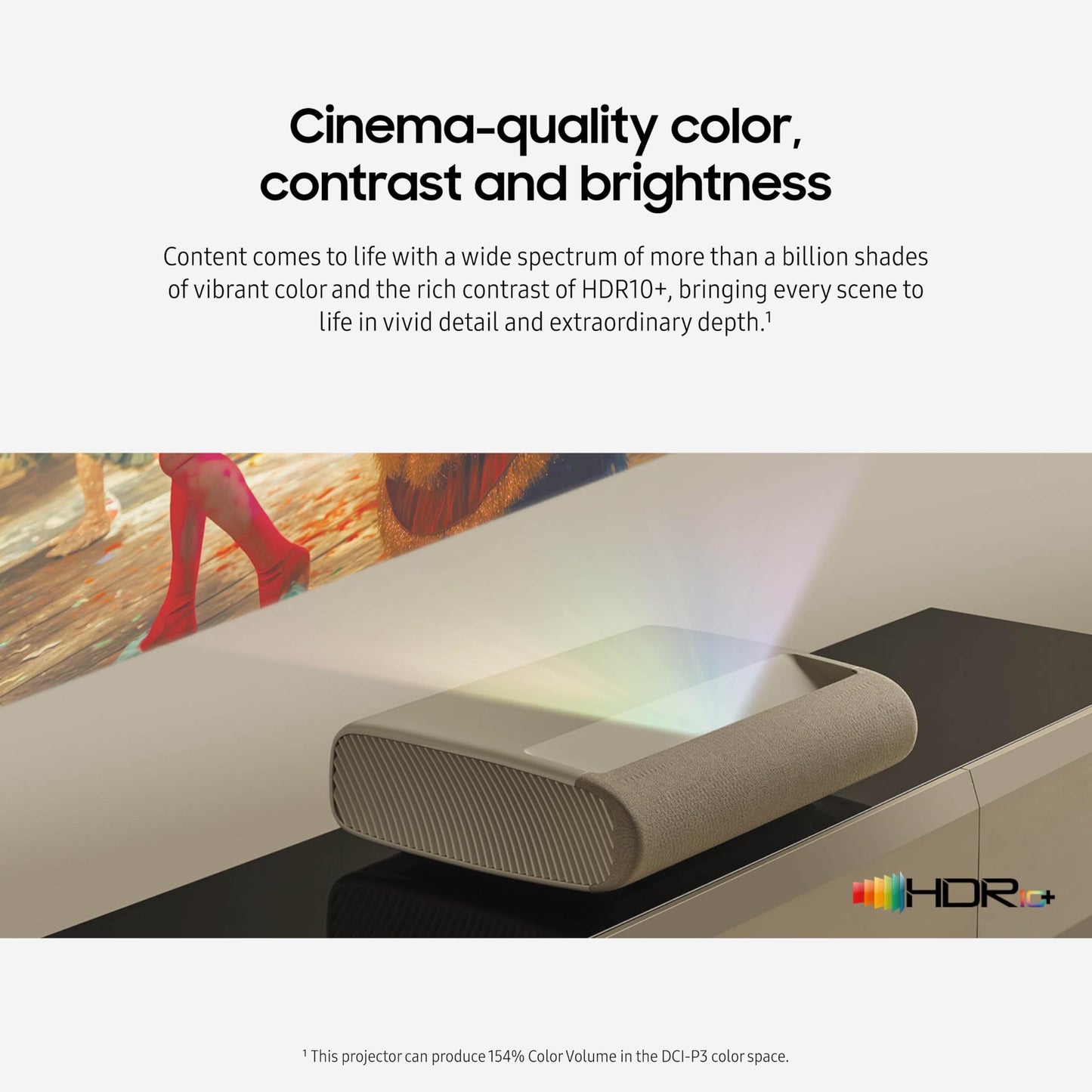 Samsung 130-Inch Class LPU9D Series The Premiere Ultra Short Throw 4K AI Smart TV Triple Laser Projector for Home Theater w/ Gaming Hub, Vision Boost, Powerful Sound, Alexa Built-In, SP-LPU9DSA, 2024