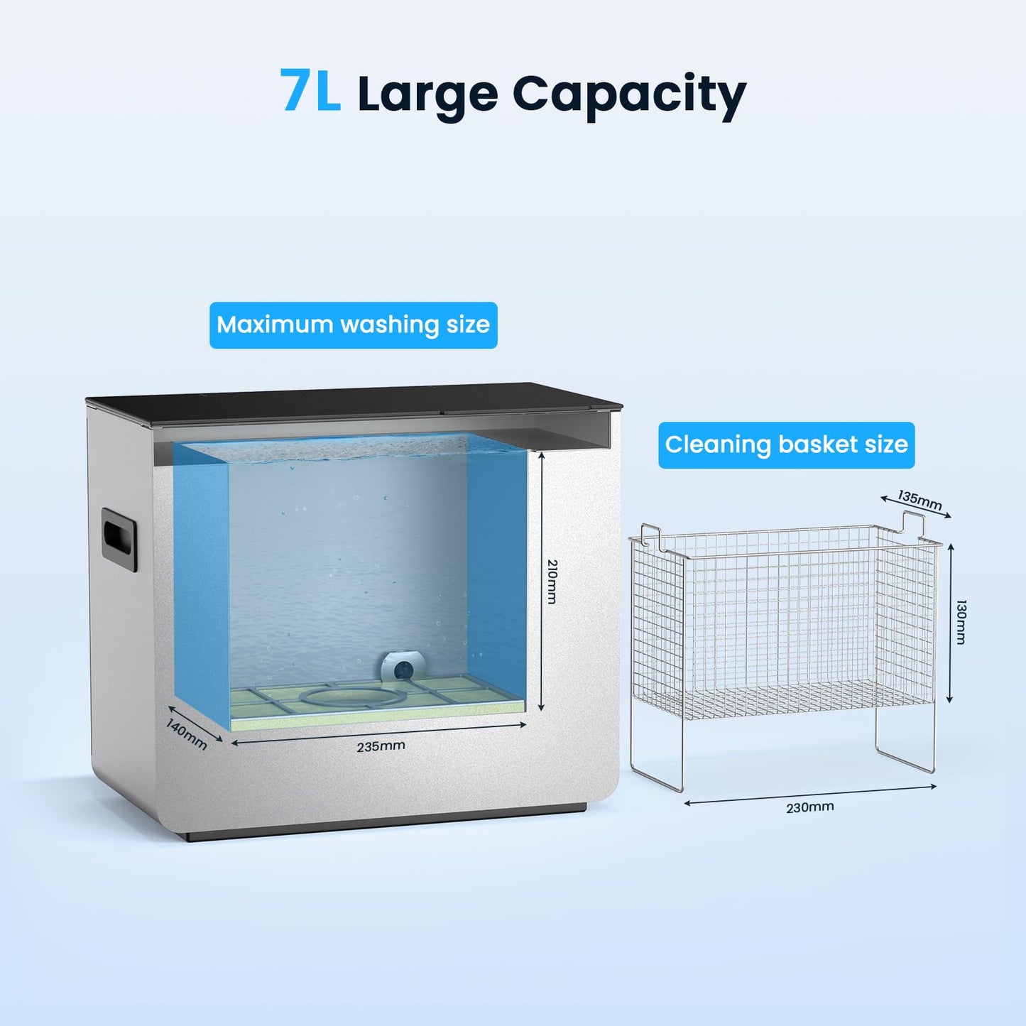 Uniformation Wash Machine Compatible with Resin 3D Printer, Wash Station for LCD/DLP/SLA 3D Printed Models, Resin Washer Cleaner Washing Size 9.3" x 5.5" x 8.3"
