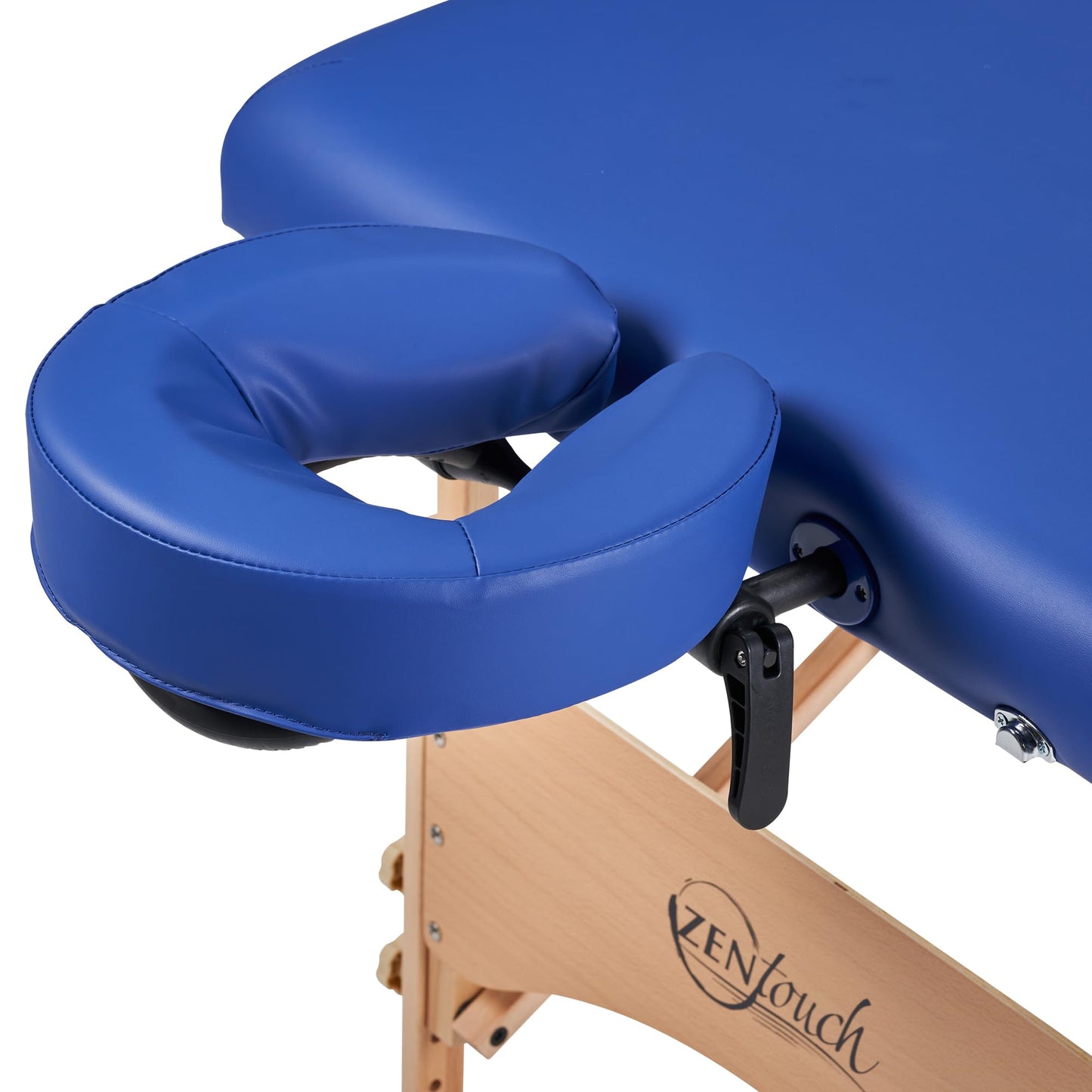 Master Zen-Touch Brady 27" Portable Massage Table – Lightweight Spa, Facial, Tattoo & Beauty Bed with Wood Frame, Sky Blue