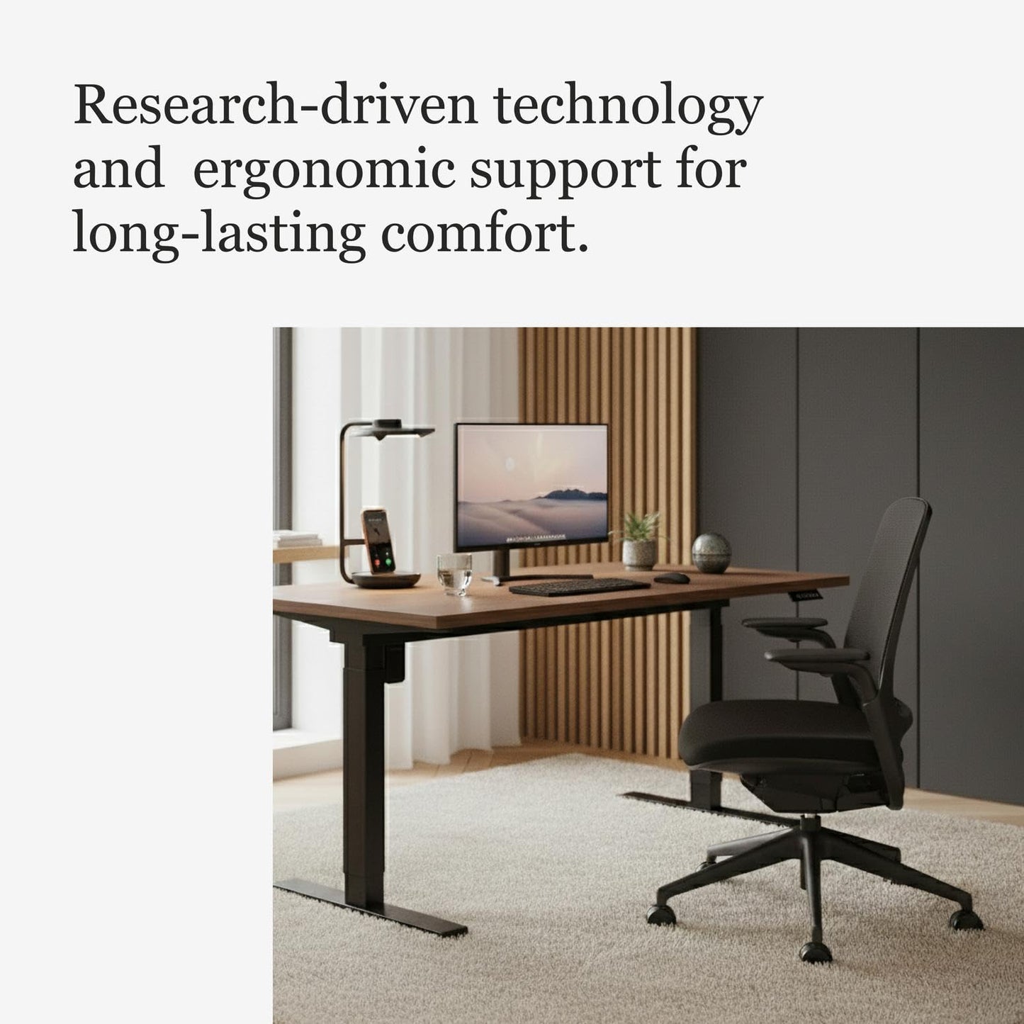 Steelcase Series 1 Office Chair - Ergonomic Work Chair with Wheels for Carpet - Helps Support Productivity - Weight-Activated Controls, Back & Arm Support - Easy Assembly - Graphite