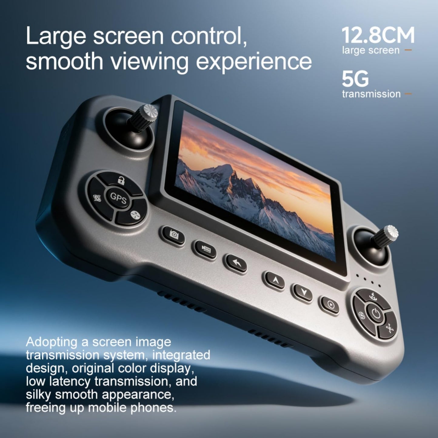 Utceku Drones with Camera for Adults 4K, Under 249g Foldable Quadcopter, 8k Camera Drone with large screen controler and GPS Auto Return, Follow Me, Easy for Beginners,3 batteries (Dark Gray)