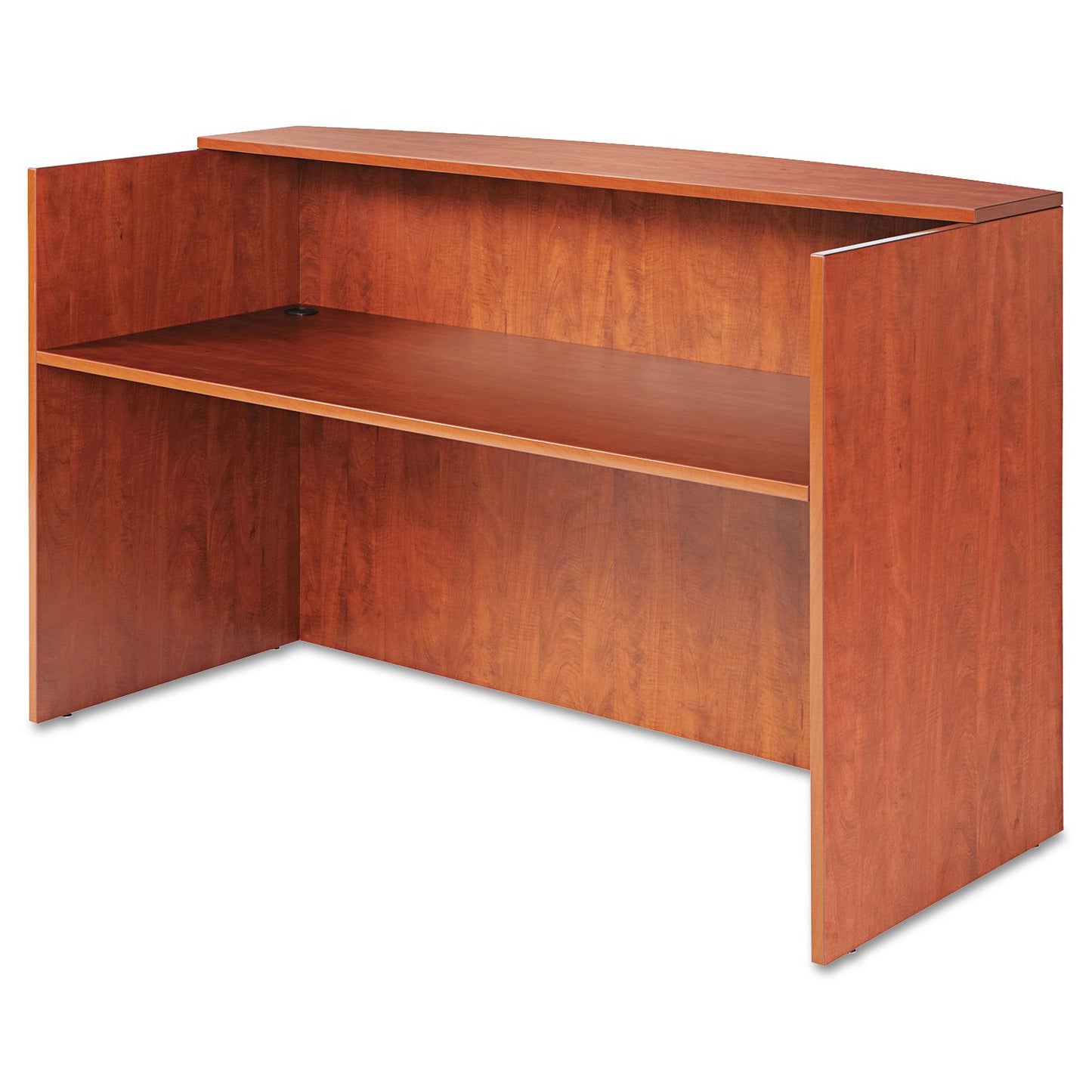 Alera VA327236MC Alera Valencia Series Reception Desk w/Counter, 71w x 35 1/2d x 42 1/2h, Cherry