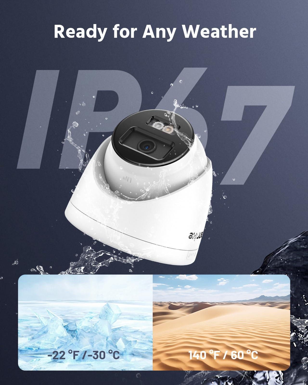 ANNKE 4K PoE Security Camera System, 12MP H.265+ 8CH NVR with 2TB HDD, 6Pcs 8MP IP Turret Outdoor Cams, AI Human & Vehicle Detection, Spotlight Color Night Vision for Outdoor Surveillance, IP67