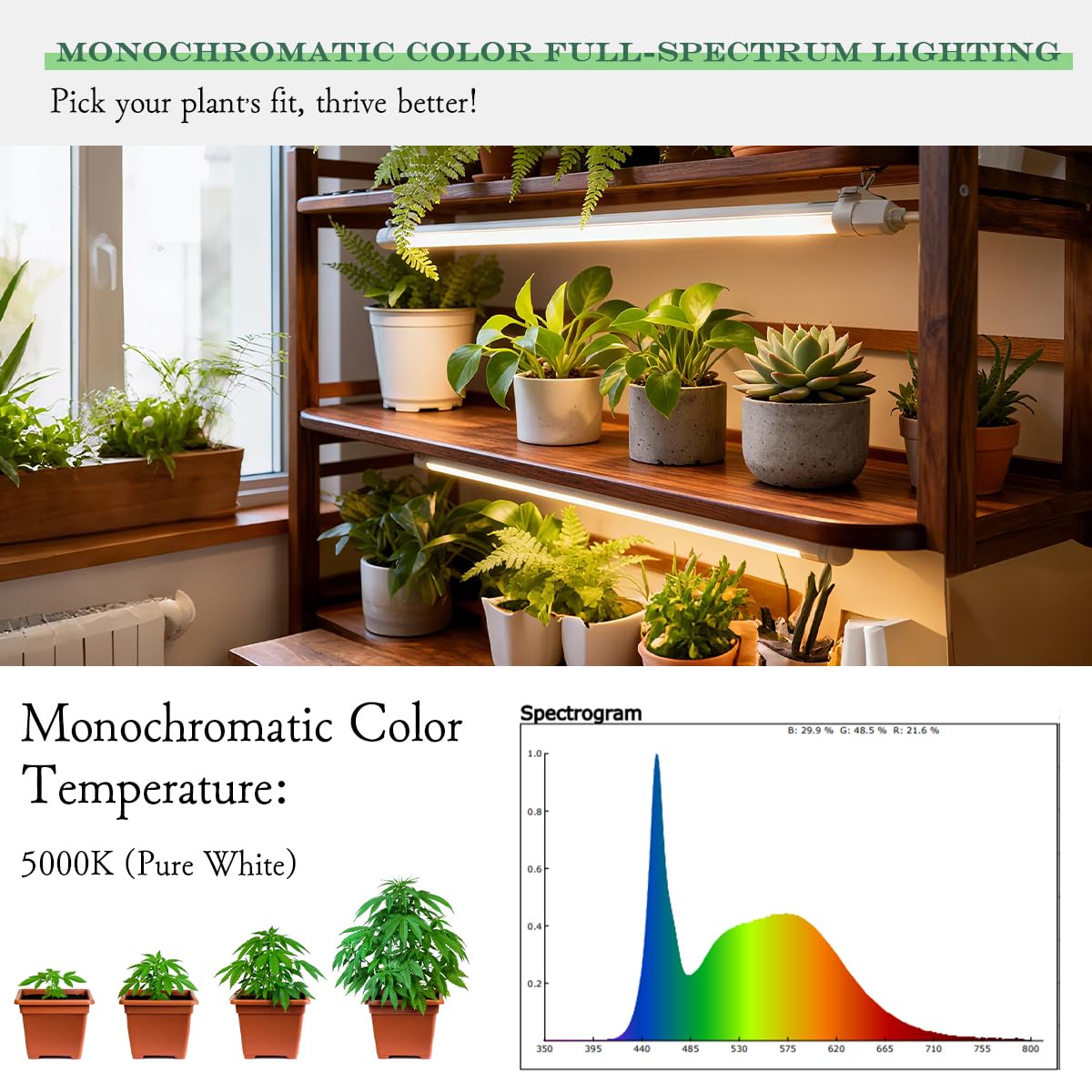 SQUEEZE master Double Grid Indoor Greenhouse with Grow Lights, Large 16-Tray Capacity for 1020 Trays & Heating Pads-Full Spectrum LED Plant Stand with 24H Timer & Rolling Casters