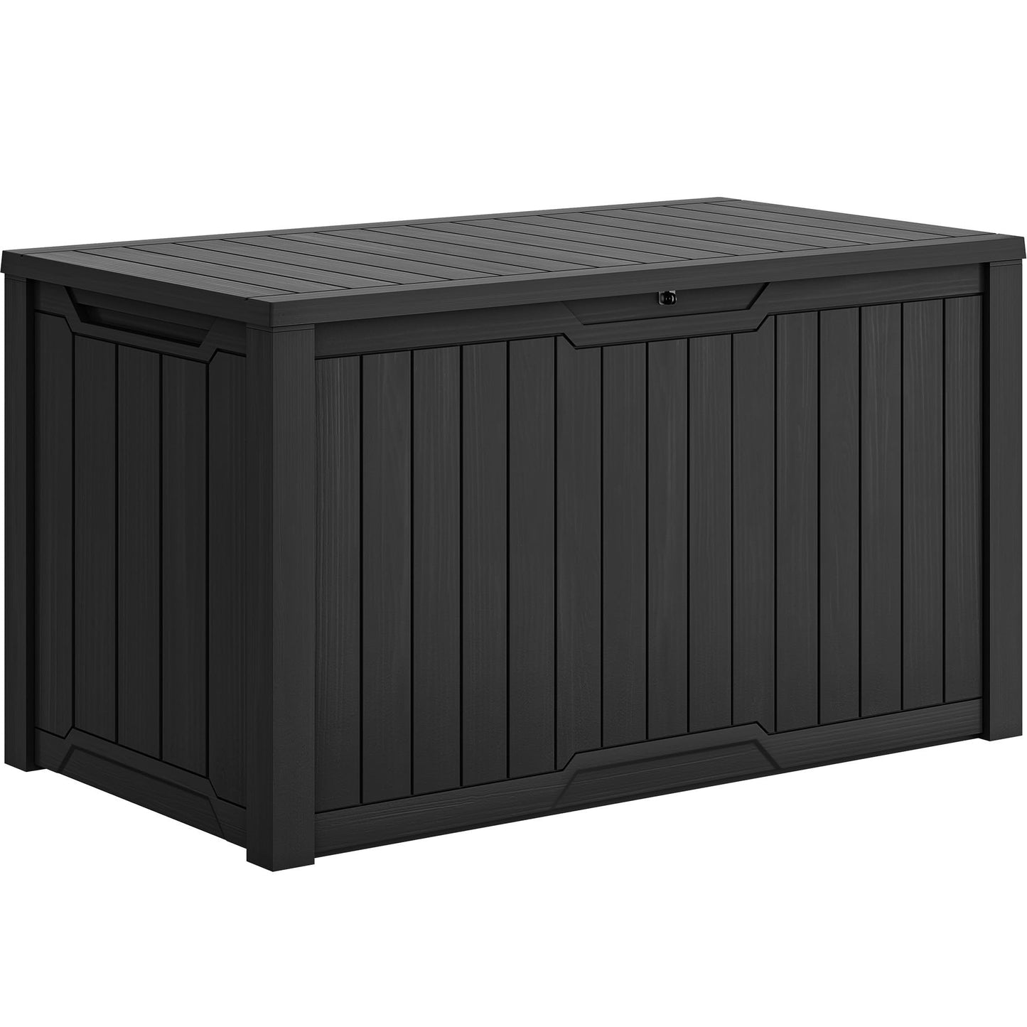 YITAHOME XXL 230 Gallon Large Outdoor Storage Deck Box for Patio Furniture, Outdoor Cushions, Garden Tools and Sports/Pools Equipment, Weather Resistant Resin, Lockable (Black)