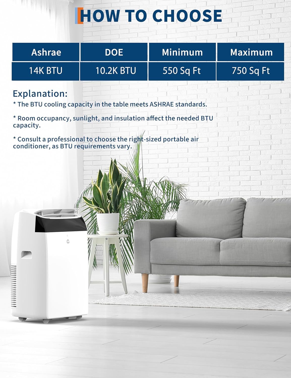 GarveeLife 14,000 BTU Portable Air Conditioners
