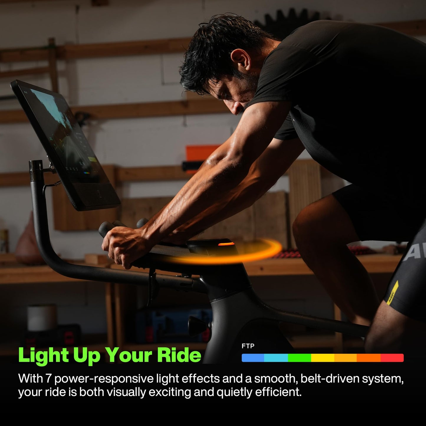 Speediance VeloNix Indoor Exercise Bike, Smart Fitness Bike with Personalized Fitness Courses, Online Cycling Coaching, Low-Noise Cycling Bike, Stationary Bikes for Home Fitness