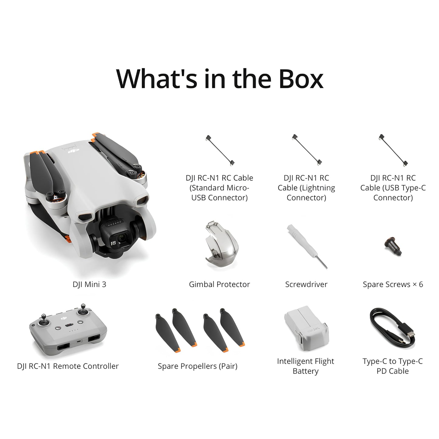 DJI Mini 3, Drones with Camera for Adults 4K, 38-min Flight Time, up to 32800ft (10km) Video Transmission, True Vertical Shooting, GPS Auto Return Integrated, Mini Drone with Camera for Beginners