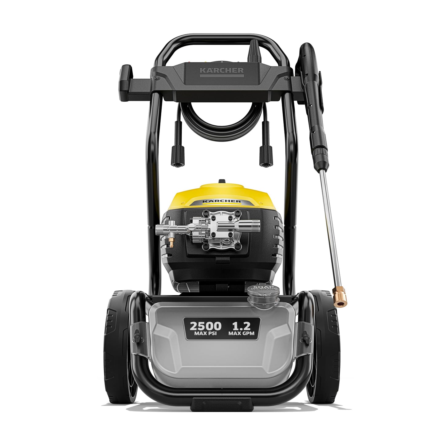 Kärcher K 2500 E Electric Pressure Washer 2500 PSI High-Performance Cleaning for Driveways, Siding, and Decks, Induction Motor