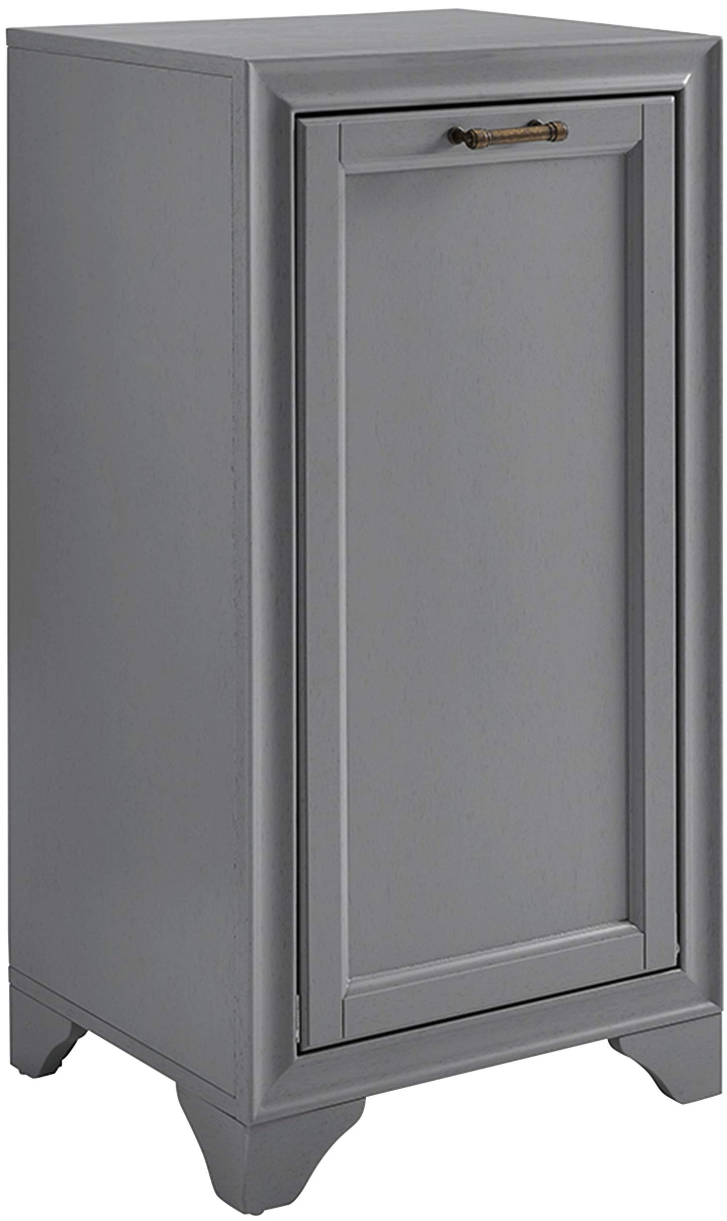Crosley Furniture Tara Linen Storage Cabinet and Bathroom Organizer with a Drawer and Shelves, Vintage Gray