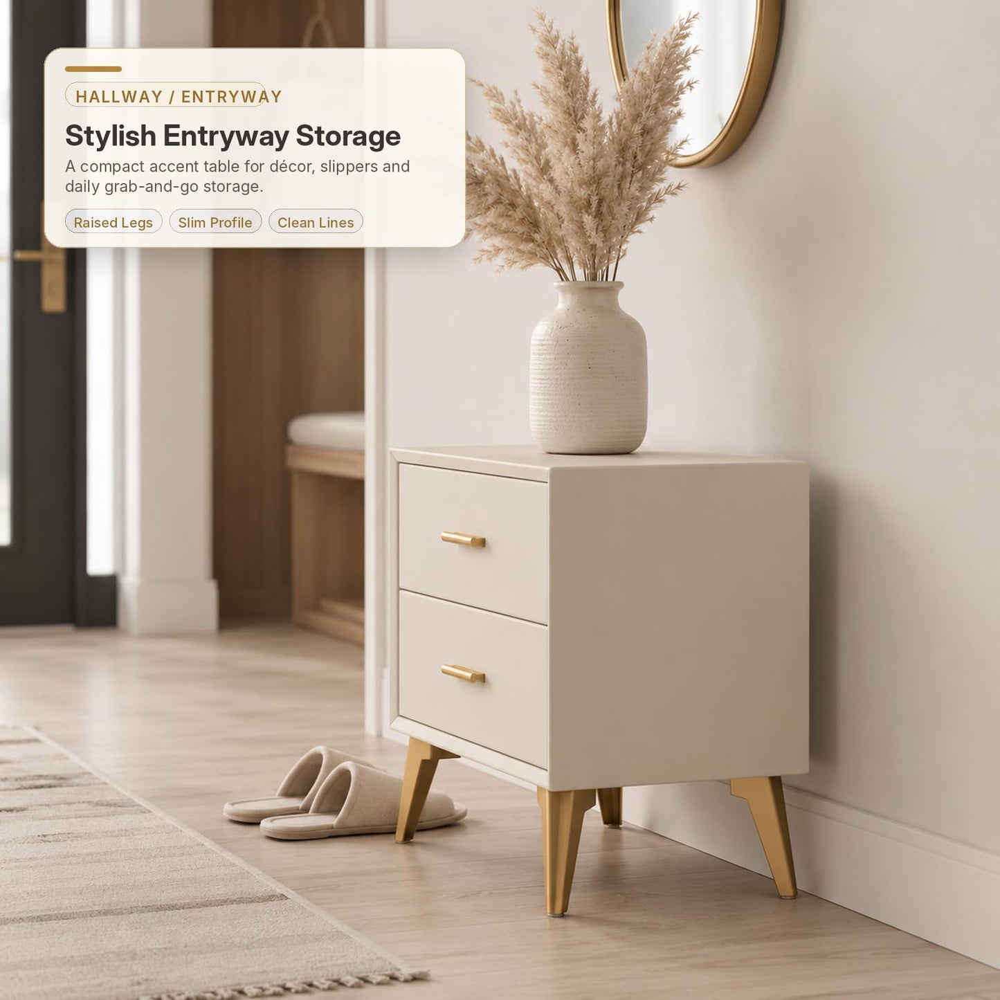 BGEDL Light Luxury Bedside Shelf Premium Wood Bedside Cabinet Microfiber Leather Outsourcing Nightstand Waterproof Bedside Table with Drawer Side Table Multifunctional Storage Cabinet for Bedroom