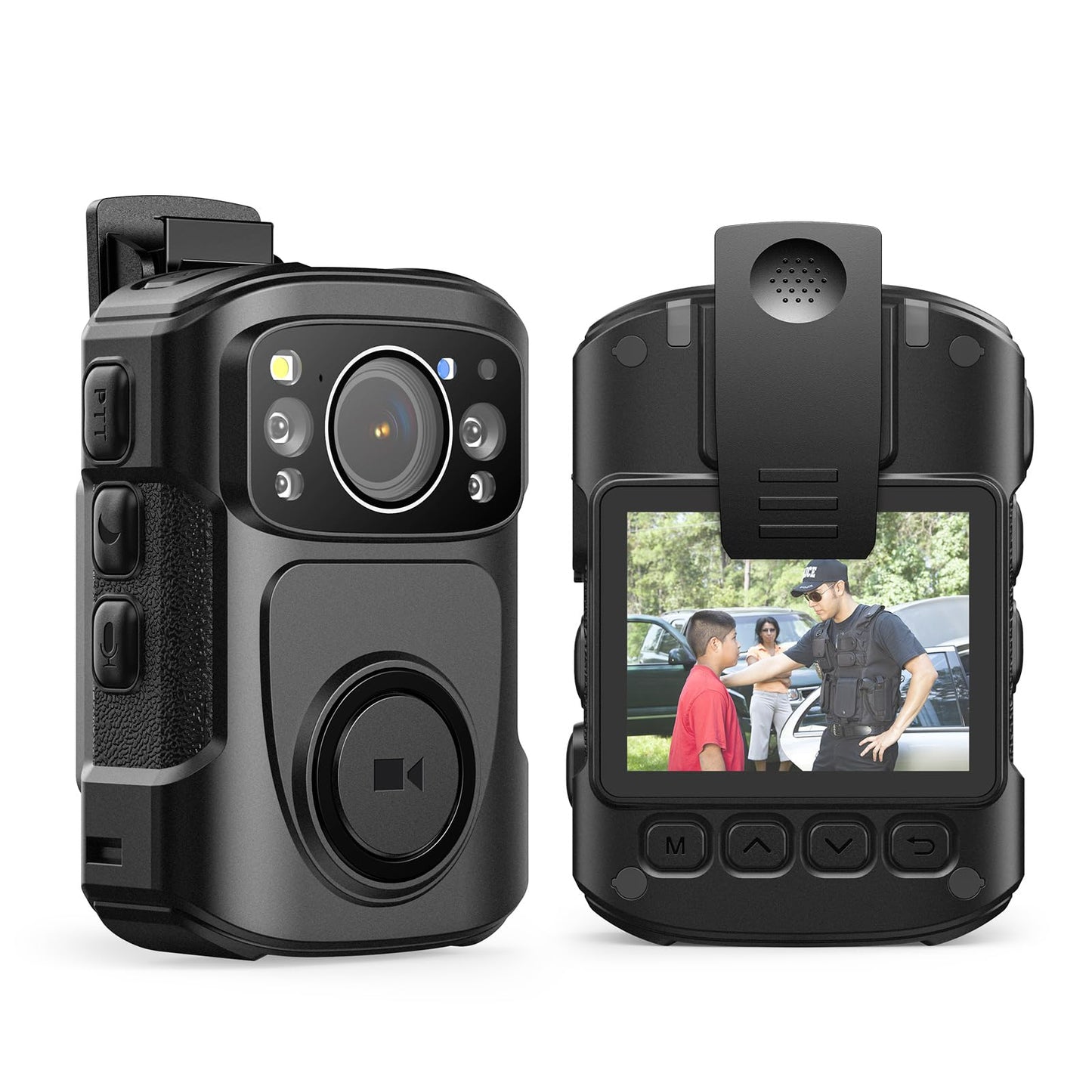 BOBLOV B4K5 256GB 4K Body Camera,3400mAh IP68 Waterproof GPS Police Body Cams for 11Hrs Video Record, Provide Charging Dock, Night Vision Video Camcorder for Personal, Guard Civilians(256GB)