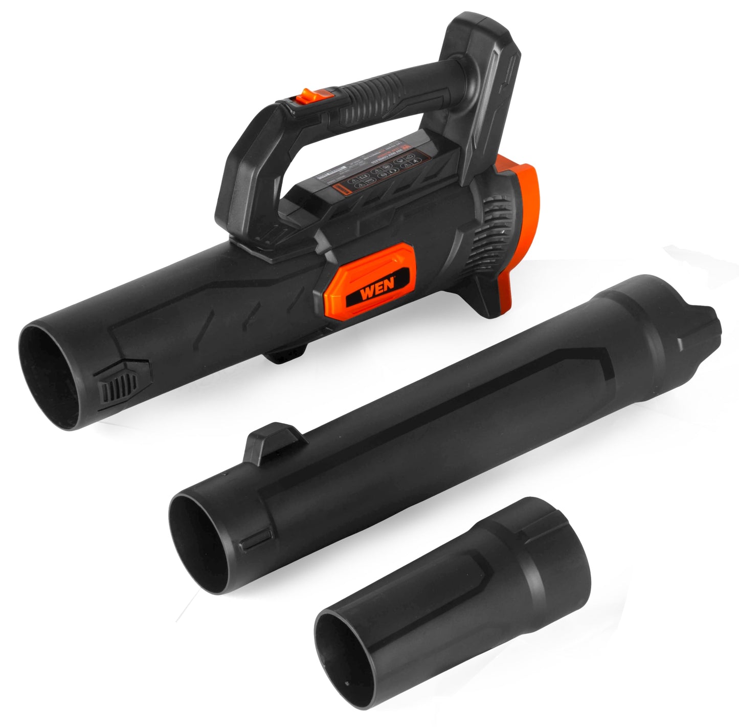 WEN 20V Max Cordless 19-Inch Lawn Mower, String Trimmer, and Leaf Blower Combo Kit with Two 5Ah Batteries and Dual Port Charger (20VK3TBM)