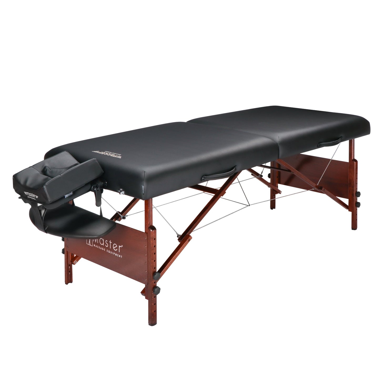 Master Massage 30" Del Ray Pro Portable Massage Table (30" width x 84" length) with Adjustable Table Height, 750 lbs. Working Capacity- Massage Bed, Tattoo Table, Lash Table