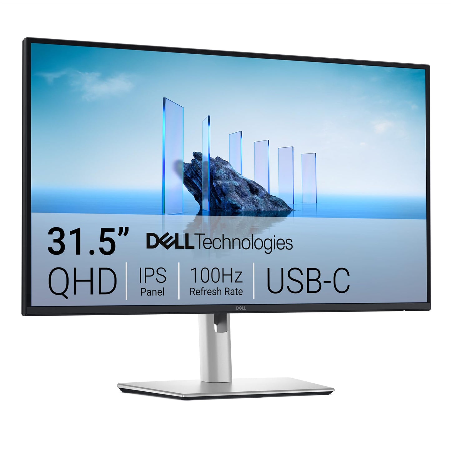 Dell Pro 32 Plus QHD USB-C Hub Monitor P3225DE - 31.5-inch QHD (2560x1440) 100Hz 8ms Display, USB-C/HDMI/DisplayPort Connectivity, Height/Swivel/Pivot/Tilt Adjustment, 4 Star TÜV Eye Comfort - Black