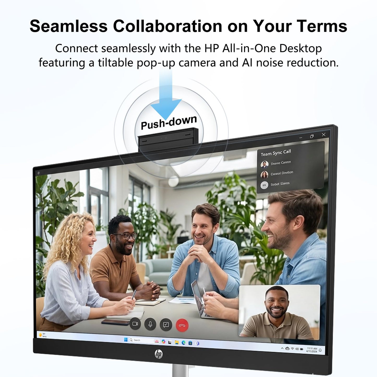HP 27" FHD Touchscreen All-in-One Desktop, Intel Core Ultra 5 225U(12-core), 32GB DDR5 RAM, 2TB SSD, Windows 11 Home, Next-Gen AI PC Computer with Wired Keyboard & Mouse, Black, w/ 64GB Flash Drive