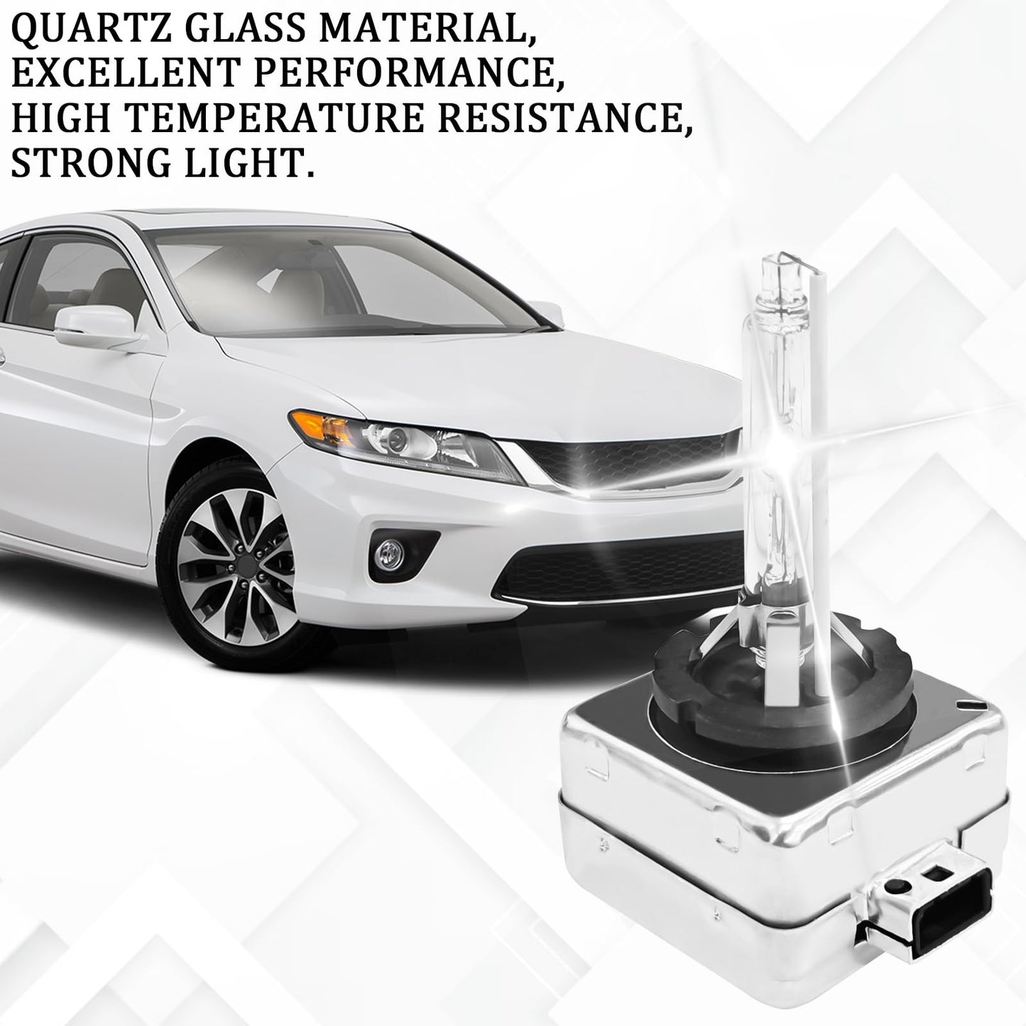 SamWinGear D1S HID Headlight Bulbs 35W Super Bright 2PCS D1S White