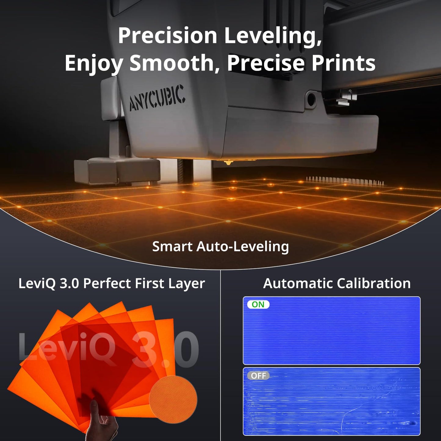 ANYCUBIC Kobra X Fast 3D Printer, Native 4-Color & 19-Color Maximum with 4 ACE 2 Pro, High Speed, Large Build Volume 260*260*260mm, FDM with Auto Leveling for Print Farm Bulk Production Model Sellers