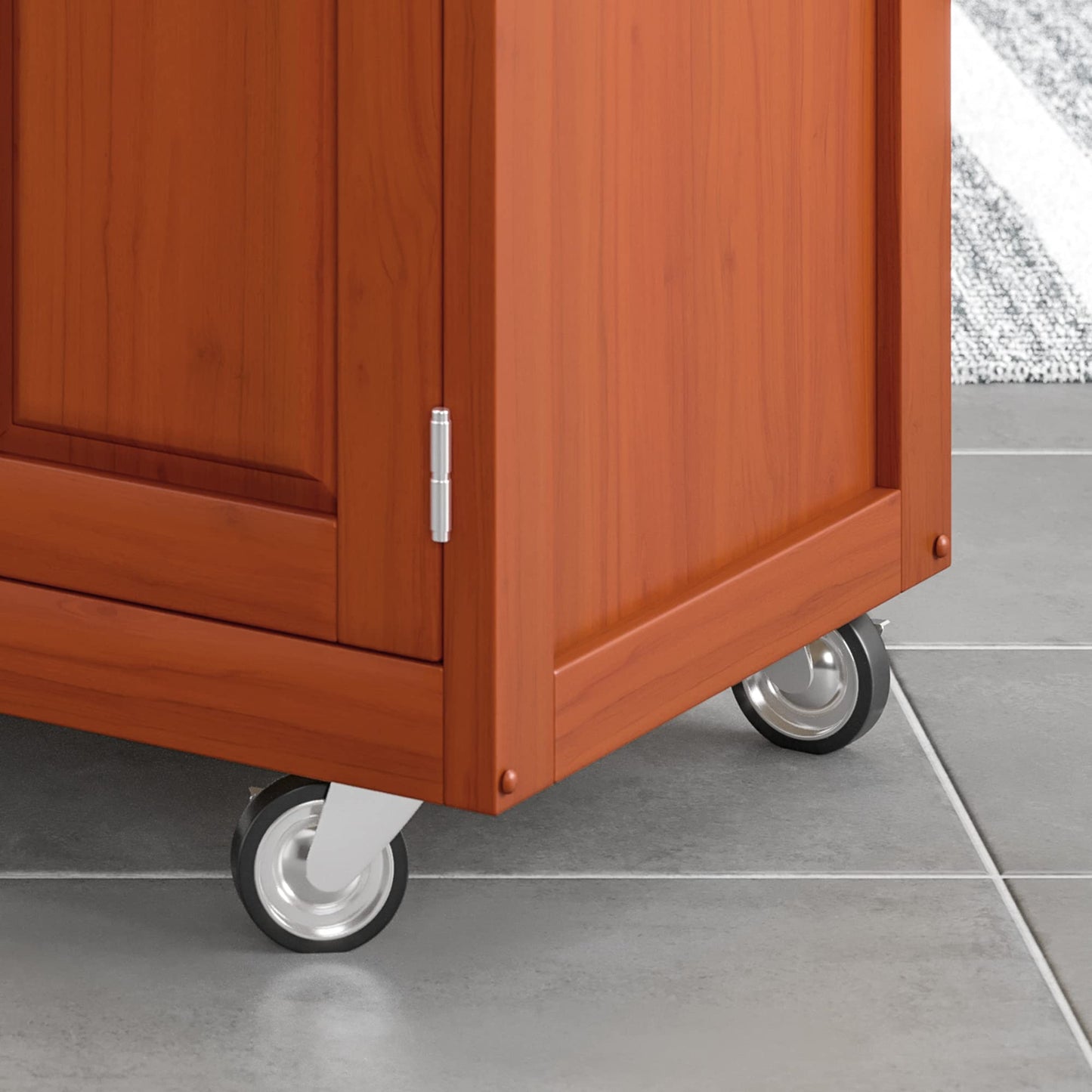 Homestyles Create-a-Cart Brown Mobile Kitchen Cart