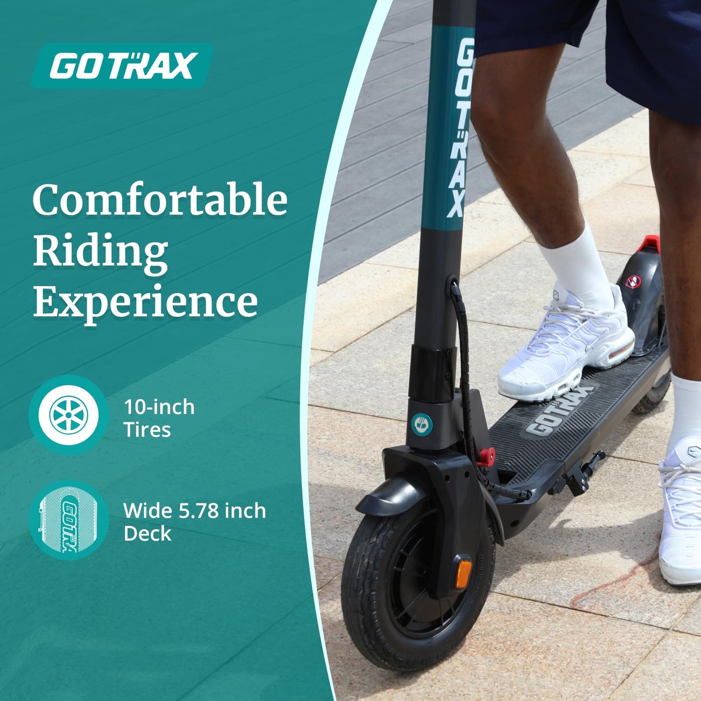 Gotrax XR ELITE MAX Electric Scooter -10" Pneumatic Tires, Max 20 Miles Range, 20 Mph Speed Power by 350W Motor, Large Digital Display and Cruise Control for Foldable Commuter E-Scooter for Adult