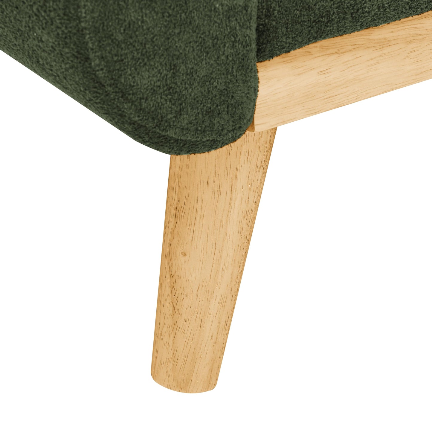 Ball & Cast 67.7" Loveseat Sofa,Mid Century Modern Love Seat Couches for Living Room,Button Tufted Upholstered Small Couch with Solid Wood Legs for Bedroom,Apartment,Office,Easy Assembly,Antique Green