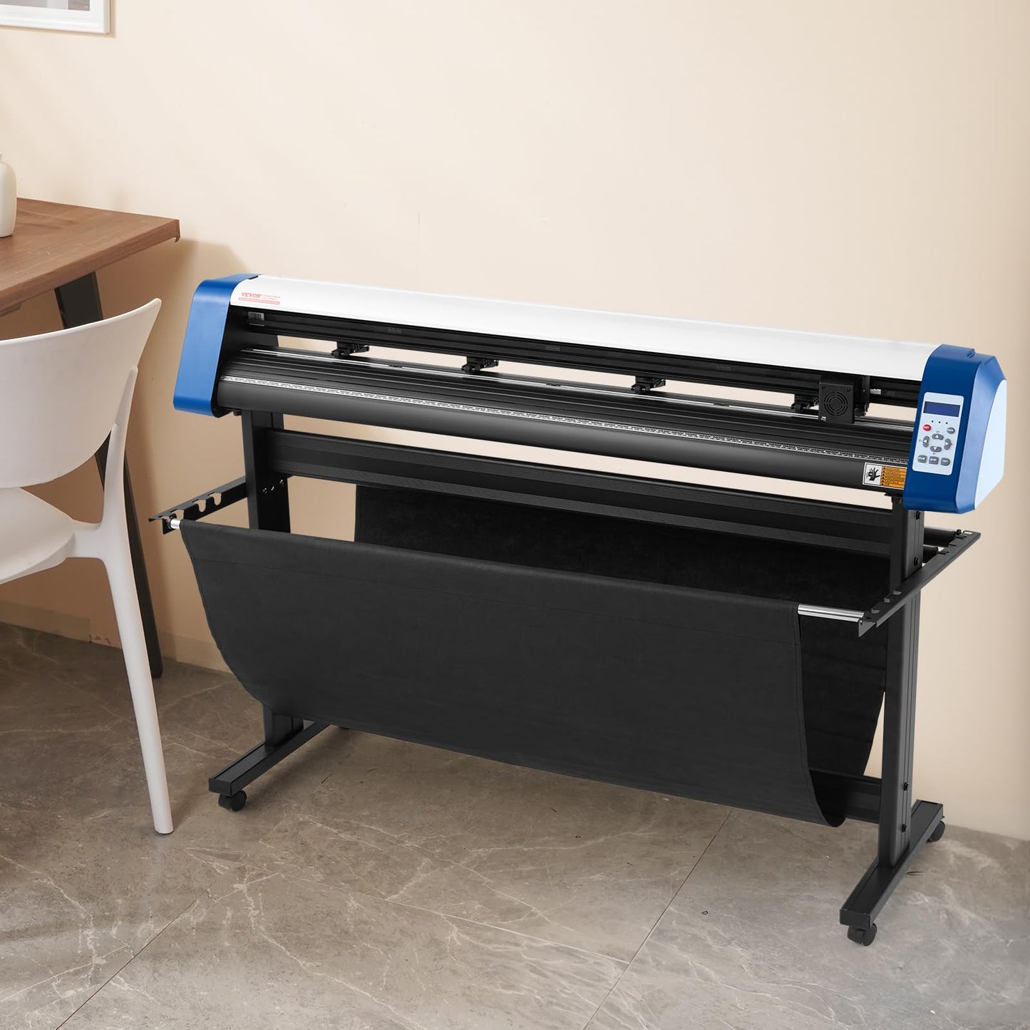 VEVOR Vinyl Cutter 53 Inch Vinyl Cutter Machine Semi-Automatic DIY Vinyl Printer Cutter Machine Manual Positioning Sign Cutting with Floor Stand Signmaster Software