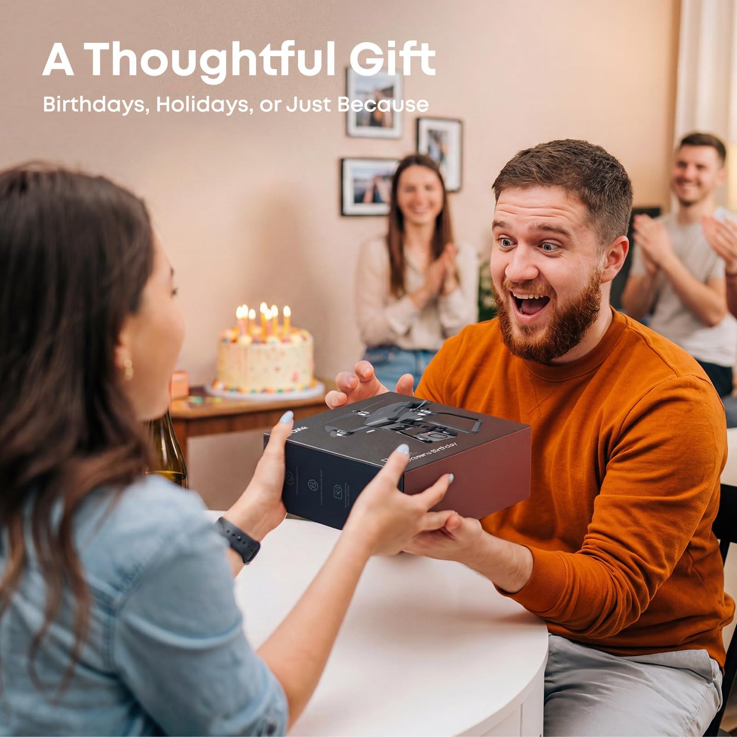 Bwine F7GB2 Pro Drones with Camera for Adults 4K UHD Aerial, 3-Axis Gimbal, 10000FT Control, 75 Mins Flight Time with 3 Batteries, GPS Follow, Waypoint, Orbit Fly, Auto Return, Beginner Mode