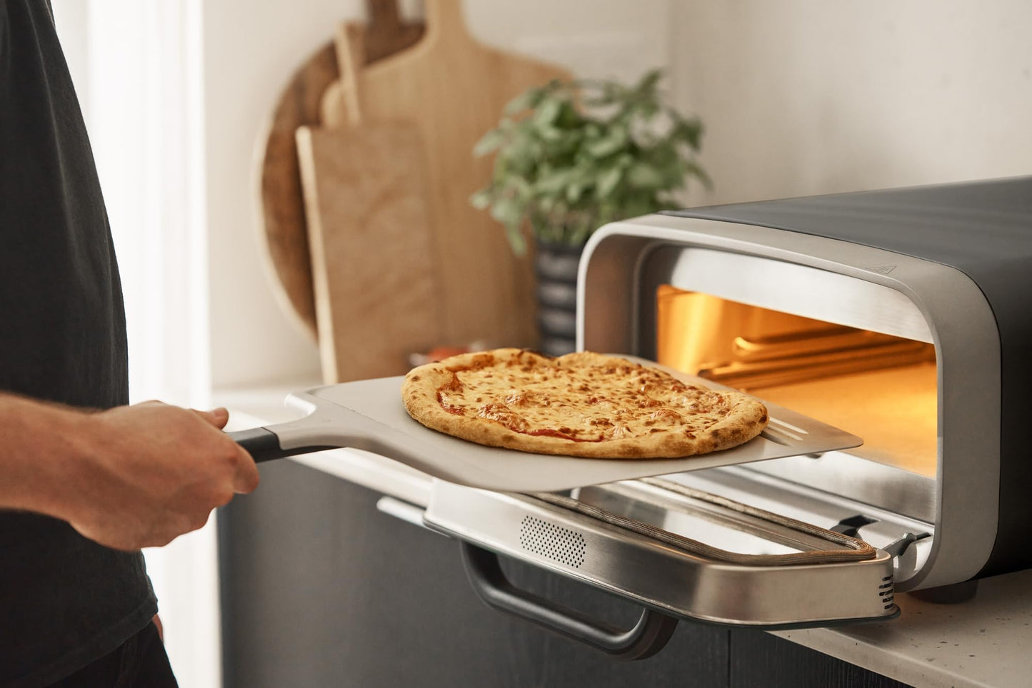Ooni Volt 2 Electric Indoor Pizza Oven - Versatile Countertop Electric Toaster Oven, Cook 12 Inch Pizzas and More - Charcoal Grey