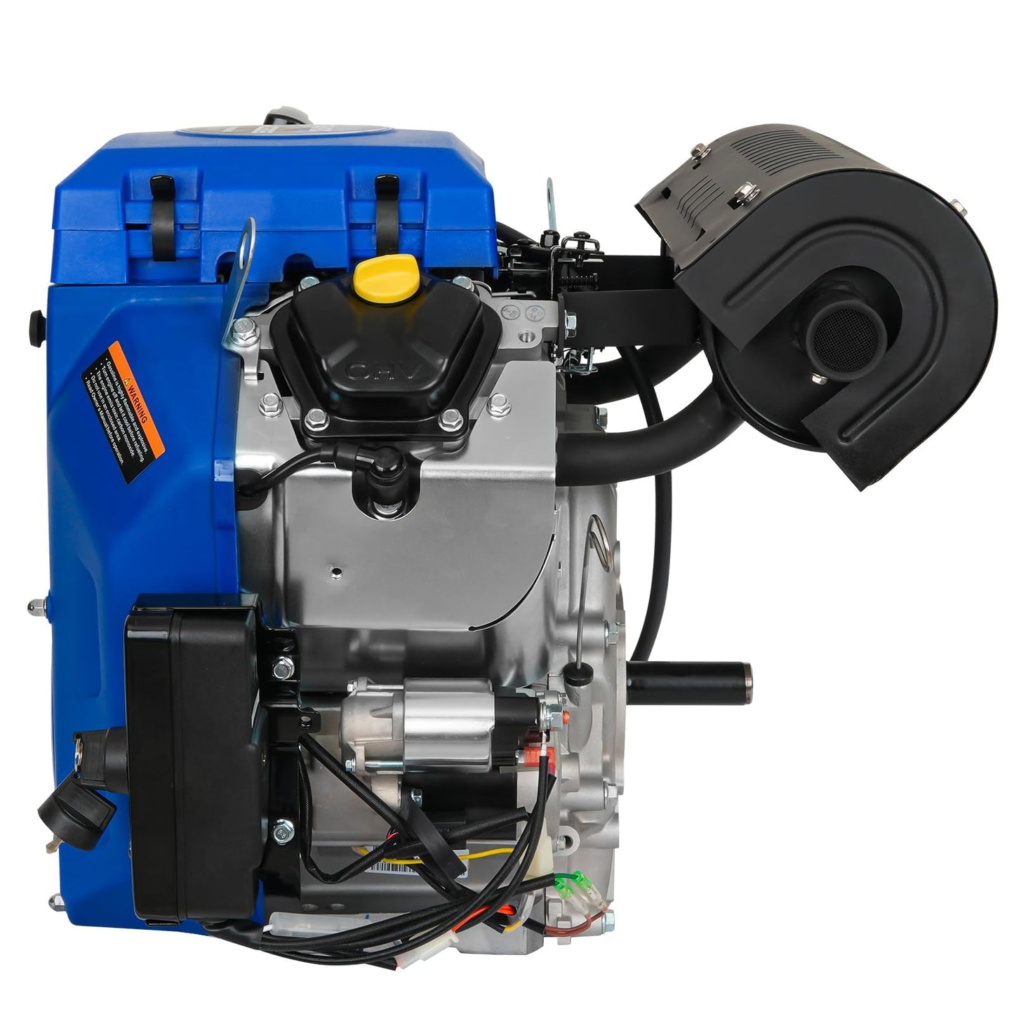 BILT HARD 23HP Gas Engine, 713cc Twin Cylinder Single Engine with Electric Start, Horizontal Shaft 4-Stroke Motor for Log Splitter, Pressure Washer and Water Pump