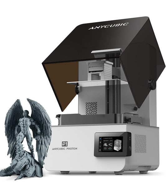 ANYCUBIC Photon P1 Resin 3D Printer, Stability Ball Screw, 14K Precision & LighTurbo 4.0, 8000cps Resin Compatible, Large Build Size 8.78x4.96x9.05in