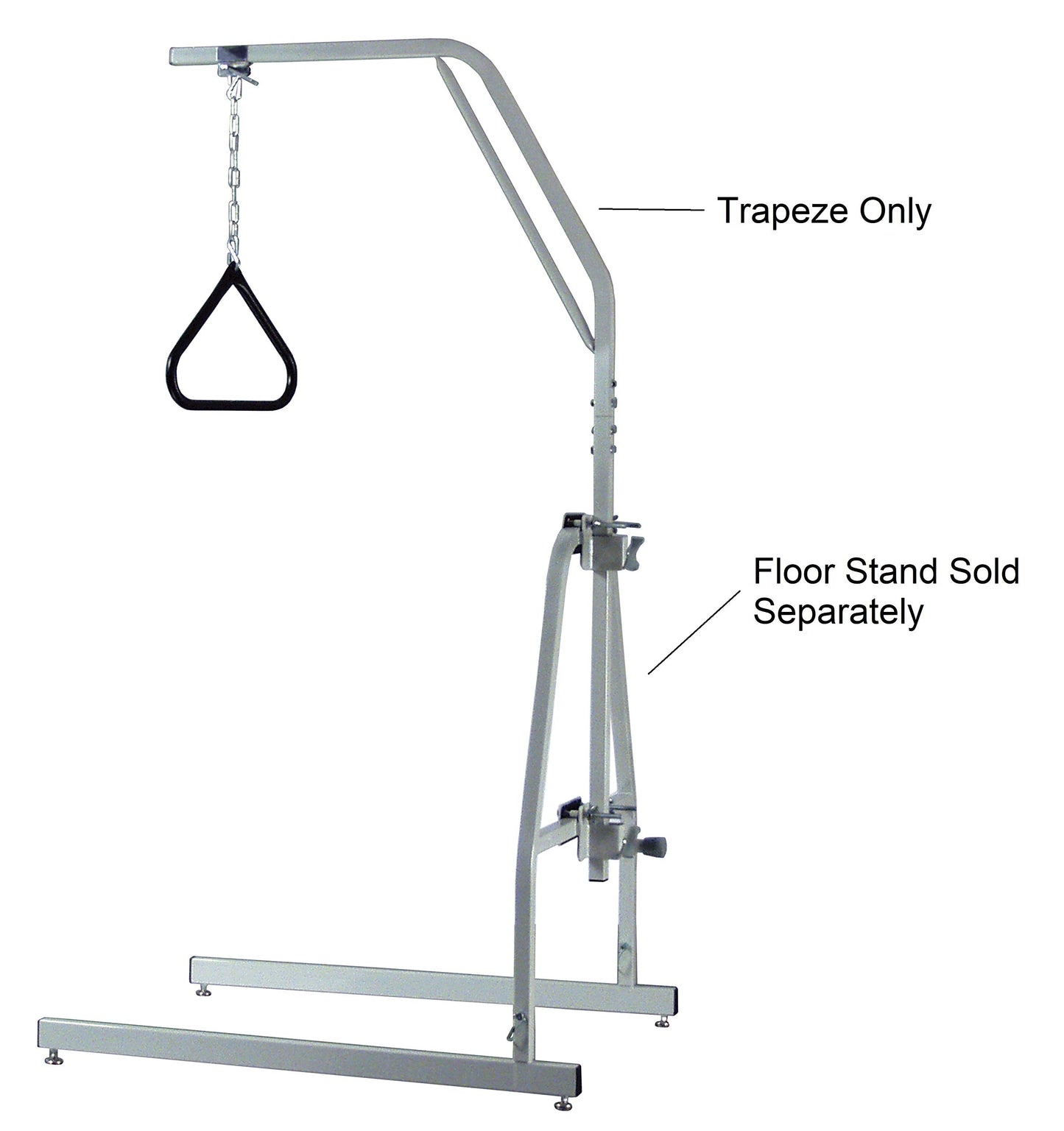 Lumex 2800A Versa-Helper Trapeze Bar for Bed Mobility, Chrome, Medical Assist Handle, Optional 2840A Floor Stand (Sold Seperately)