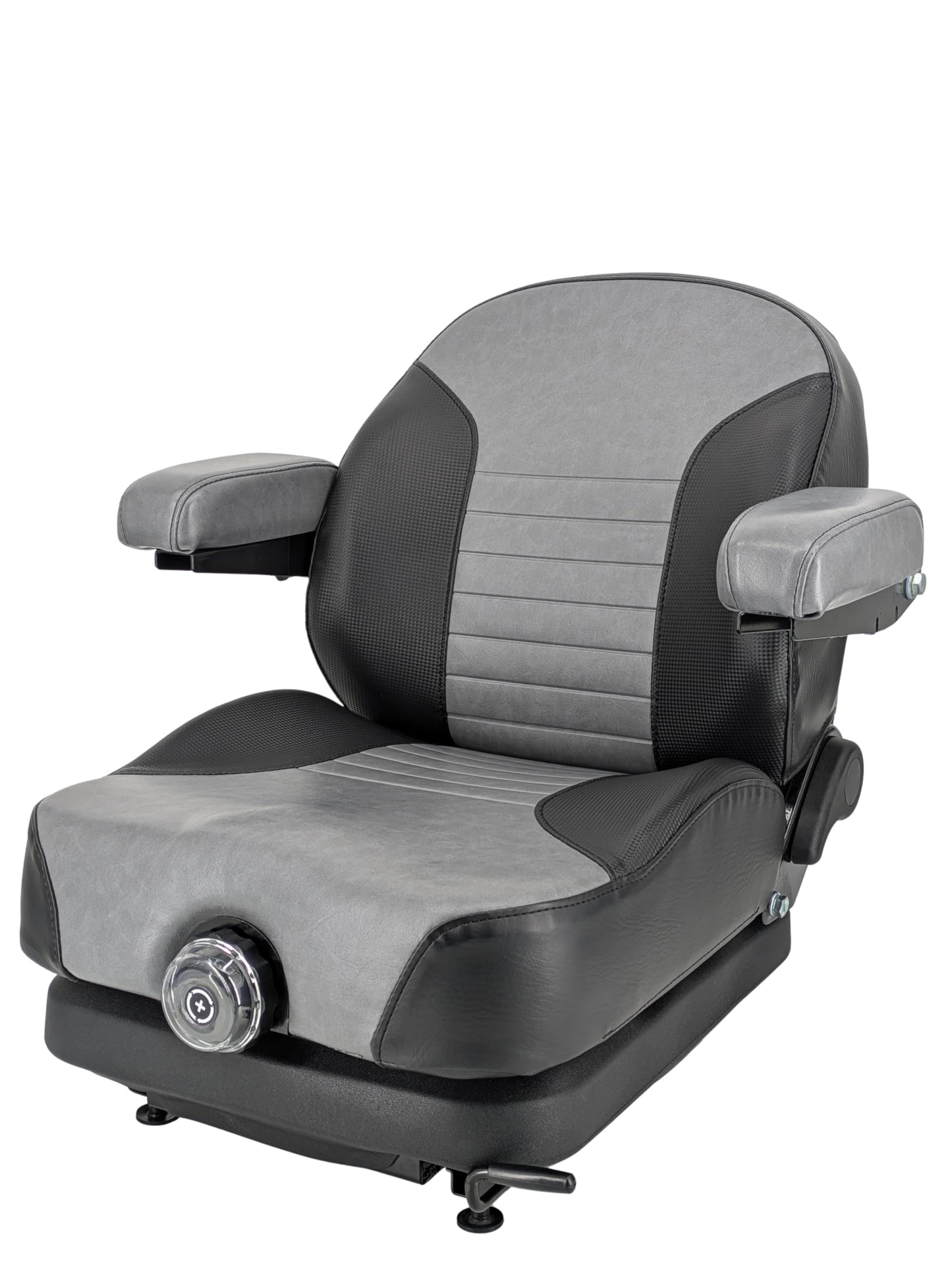 Keystone Seats Comfort Elite Suspension Seat – 1 YEAR WARRANTY – Adjustable Suspension, Backrest, & Cushioned Armrests – For Scag Ferris Hustler Gravely Bad Boy Kubota Toro Zero-Turn Mowers & Tractors