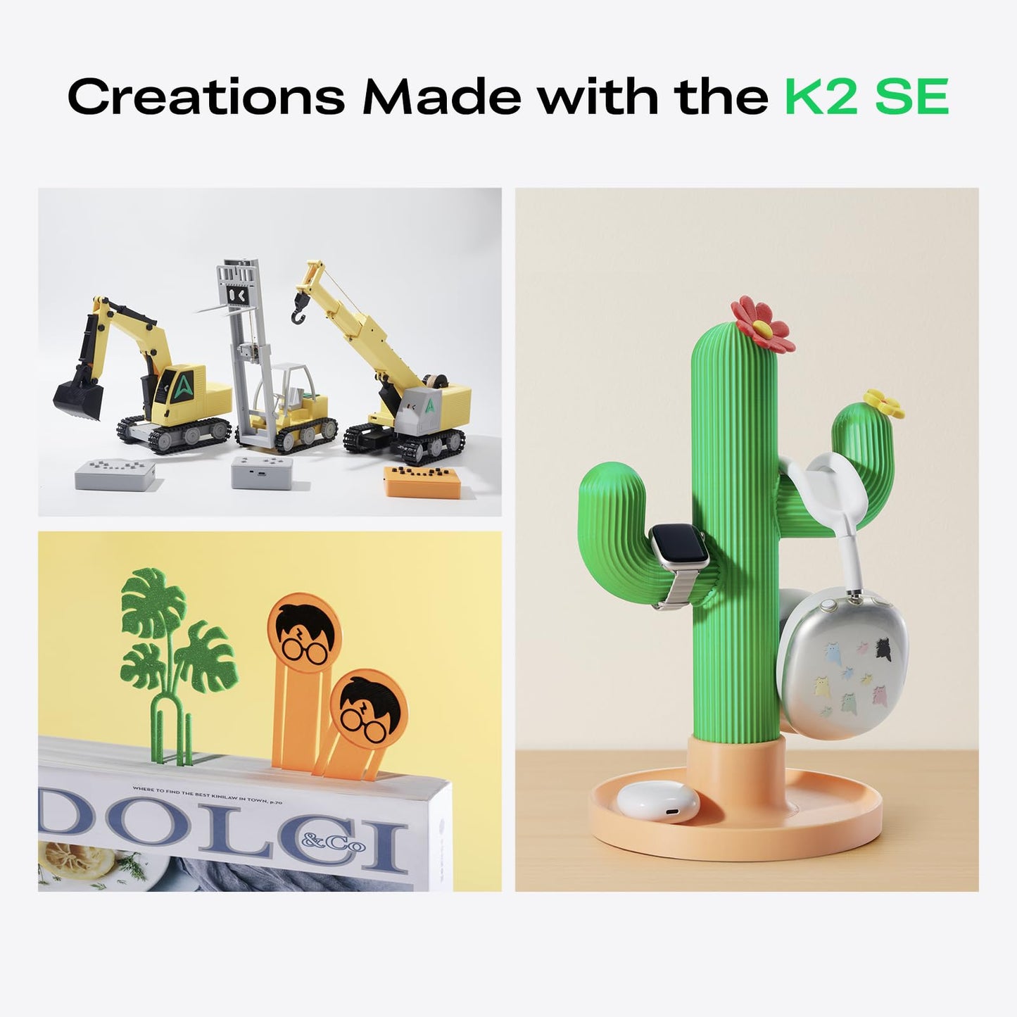 Creality K2 SE 3D Printer, Support Multicolor Printing Needs CFS, 500mm/s High-Speed Printing, Auto Leveling, Vibration Control, Compact Desktop Upgrate 3D Printer, Print Size 220x215x245mm