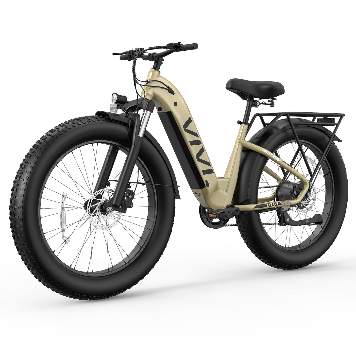 Vivi ACE07 Electric Bike for Adults, 26" x 4.0 Fat Tire Ebike, 750W Motor Electric Bike, 19.8MPH Ebikes for Adults with 48V 720WH Removable Battery, 7 Speed, SGS Certified to UL2849 and UL2271