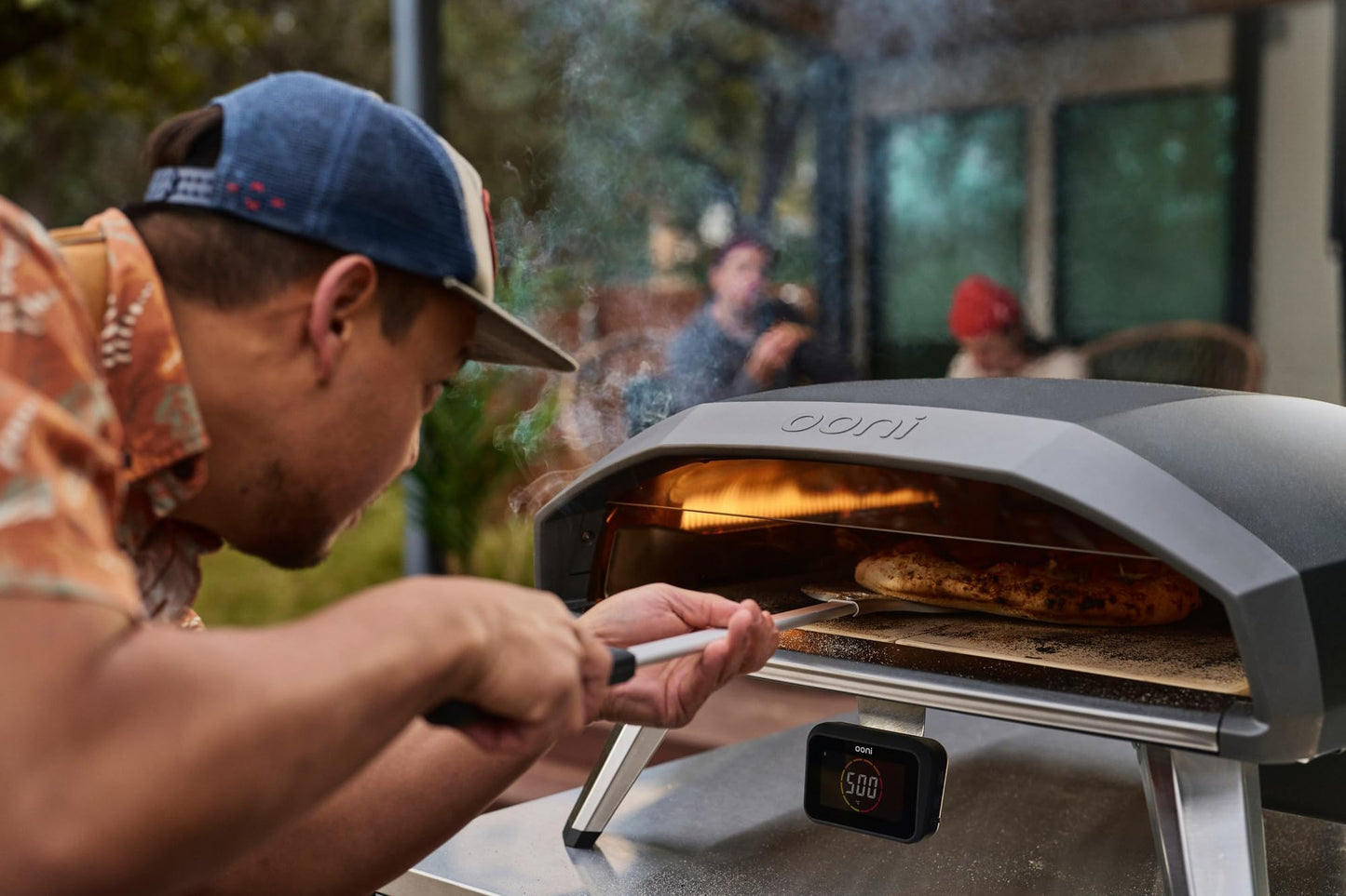 Ooni Koda 2 Pro Gas Pizza Oven – 18" Gas Powered Outdoor Oven with 28 mBar Regulator and Gas Hose, Gas powered Portable Pizza Oven - Black