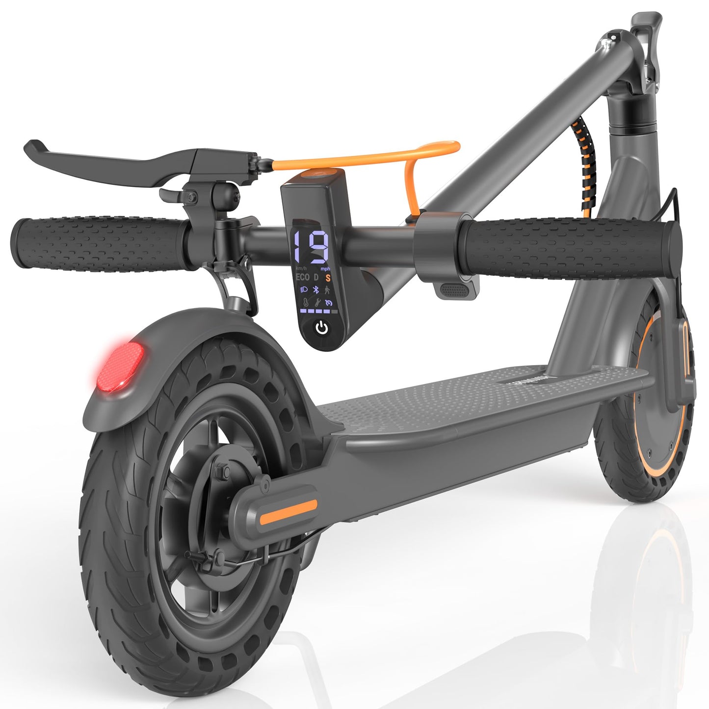 Aovowheel Electric Scooter for Adults, Folding E Scooter with 350W Motor 19 Mph Top Speed, Max 23Miles Long Range,Commuting Scooters with 8.5'' Tires, Dual Brakes