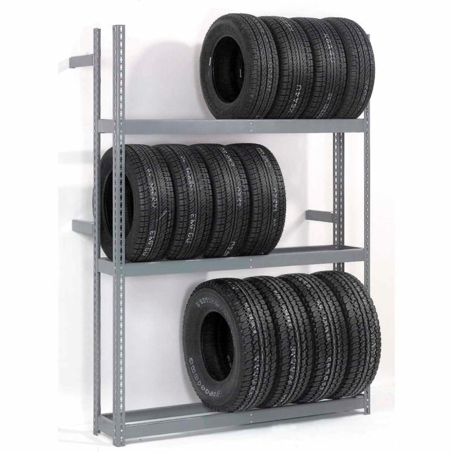 Global Industrial 3 Tier Single Entry Tire Rack, 1500 lbs Shelf Capacity