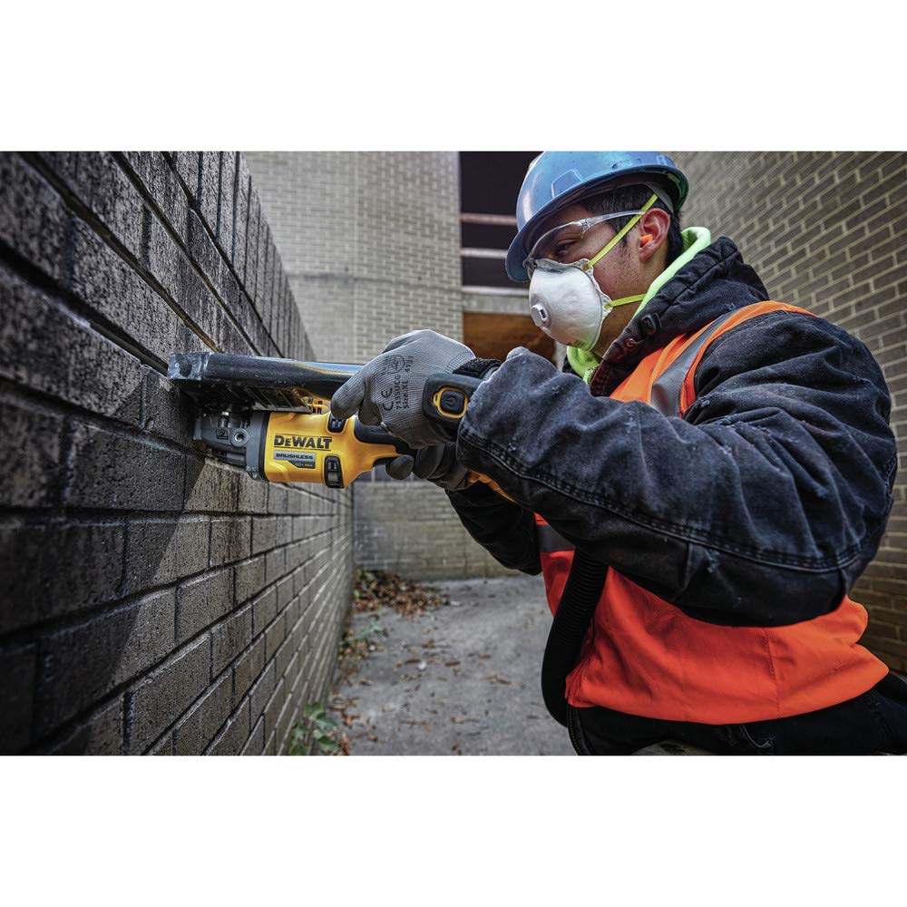 DEWALT FLEXVOLT 60V MAX* Angle Grinder with Kickback Brake, 4-1/2-Inch to 6-Inch, Tool Only (DCG418B)