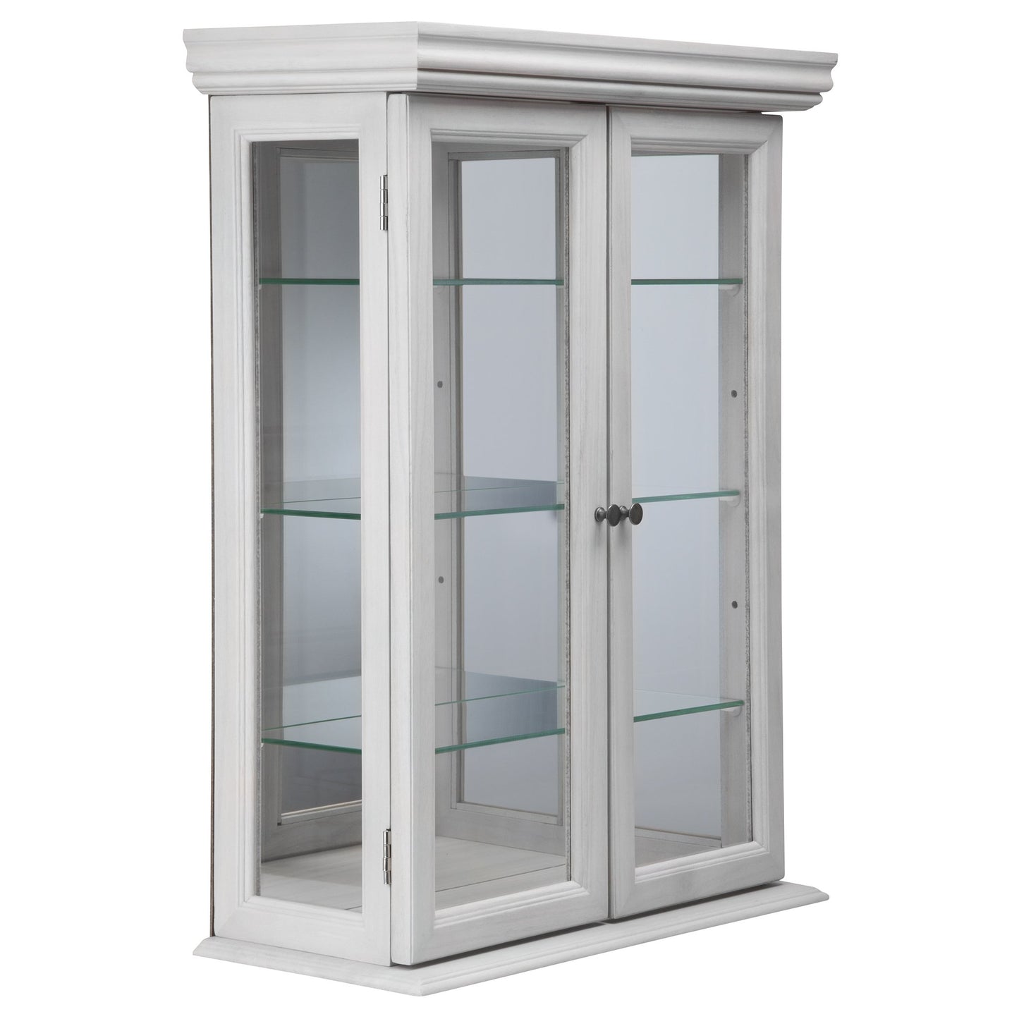 Design Toscano Country Tuscan Wall Curio Display and Storage Cabinet, 20 Inches Wide, 7 Inches Deep, 26 Inches High, Lily White