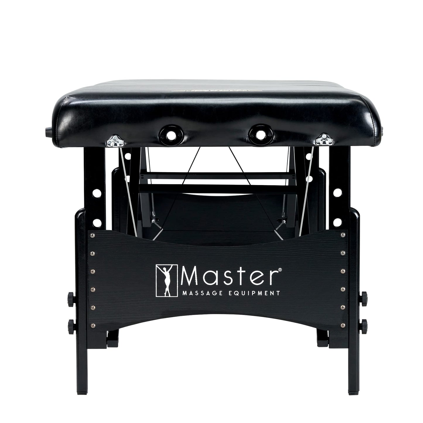 Master Massage 30” Galaxy Therma Top Portable Massage Table for Professional& Home Use, Adjustable Height Travel Massage Bed, Salon Beauty Spa Tattoo Lash Bed with Accessories (Black)