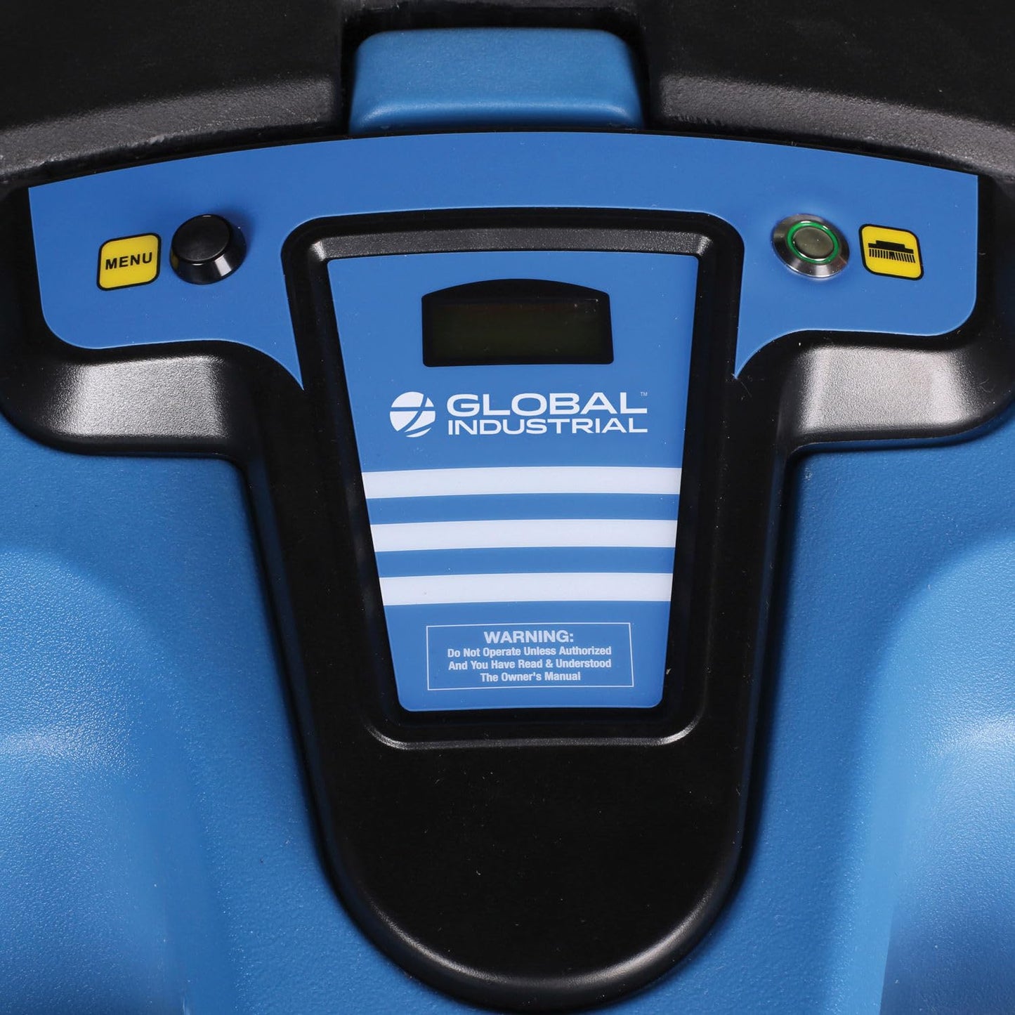 Global Industrial Commercial & Industrial Auto Walk-Behind Floor Scrubber, 20" Cleaning Path, Battery Powered, 15 Gallon Solution Tank, 17 Gallon Recovery Tank