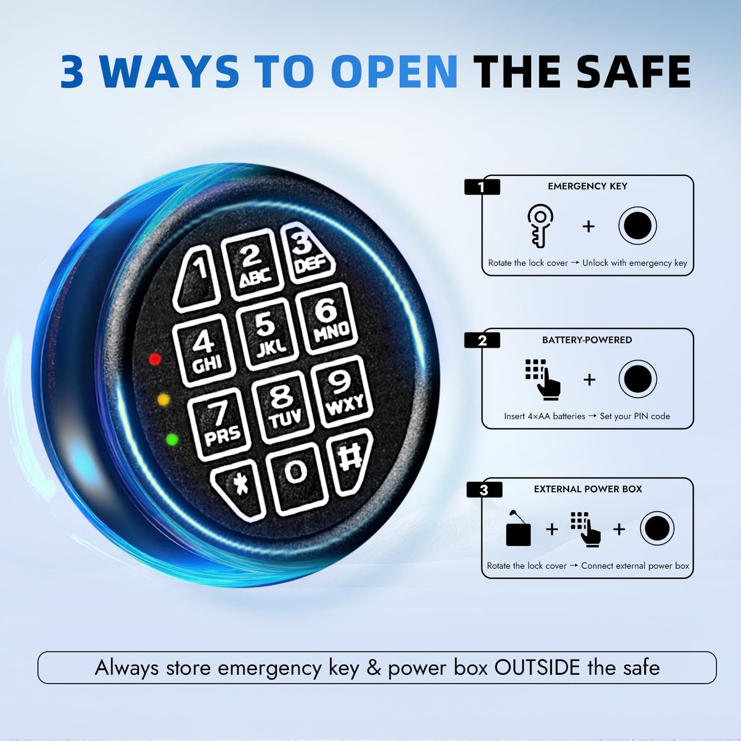 BUTISOW 2.6 CUB Commercial Front-Drop Fireproof Safe, Money Safe Box with Anti-Fishing & Fireproof Bag for Home, Office, Jewelry, Documents (2.6 Cuft Drop Safe)
