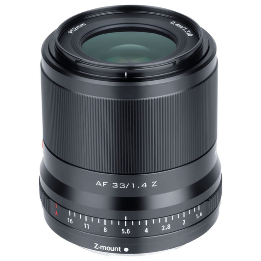 VILTROX 33mm F1.4 Z Mount STM Auto Focus Large Aperture APS-C Prime Lens with STM Motor Wide Angle Support Eye-AF Lens Compatible with Nikon Z Mount Camera Zfc Z5 Z50 Z6 Z6II Z7 Z7II